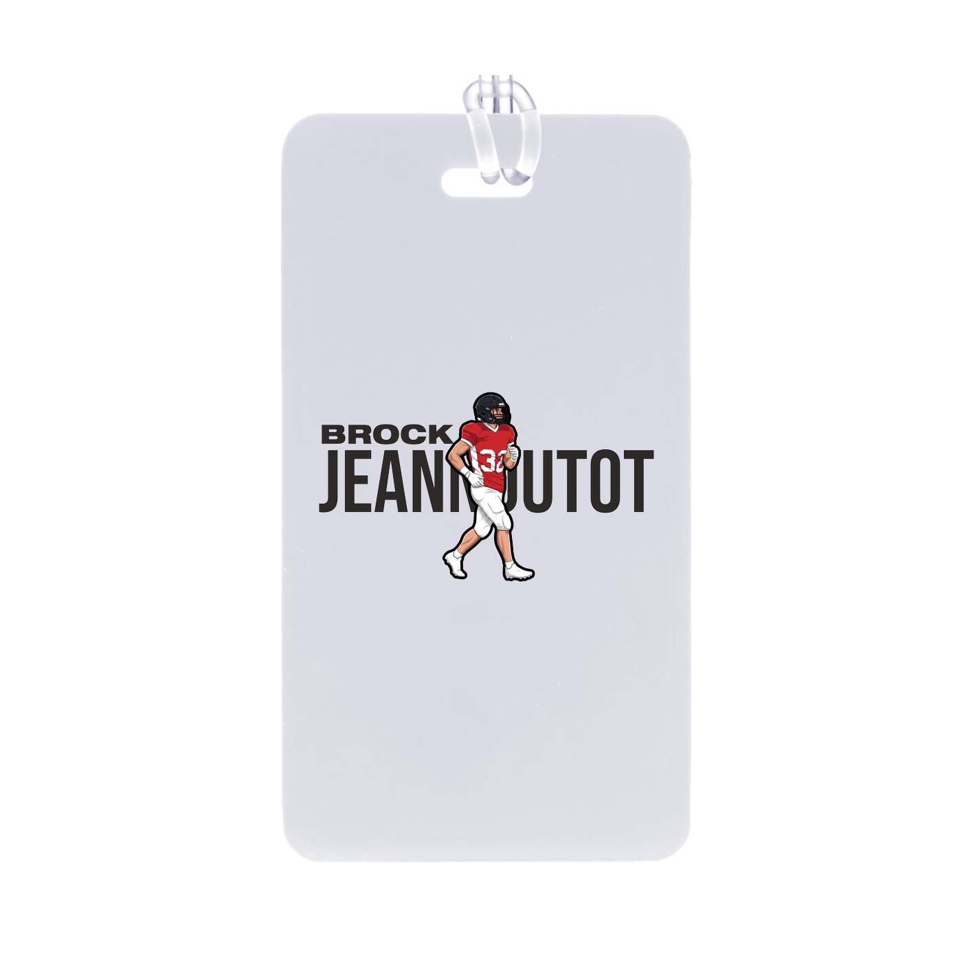 Bag Tag — Player Name in Classic