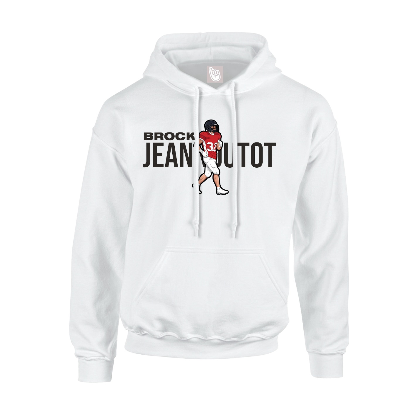 Hoodie — Player Name in White