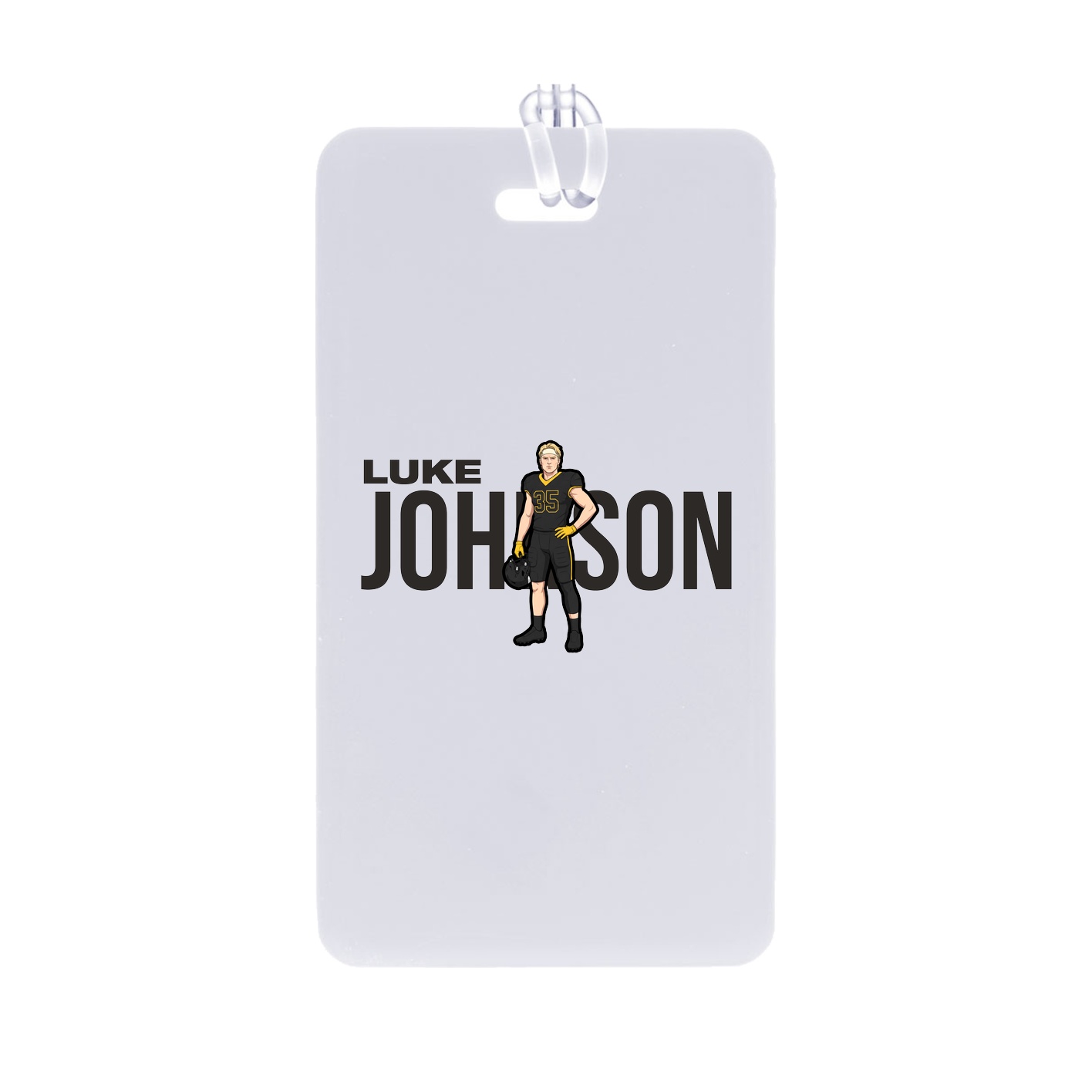 Bag Tag — Player Name in Classic