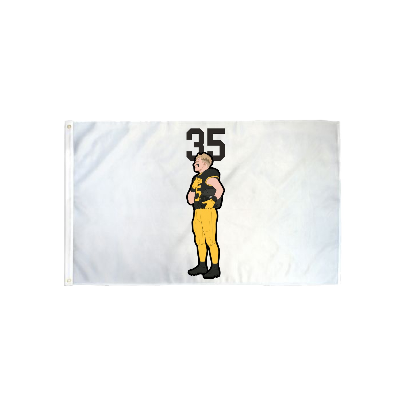 3x5 Flag — Number Top in Classic
