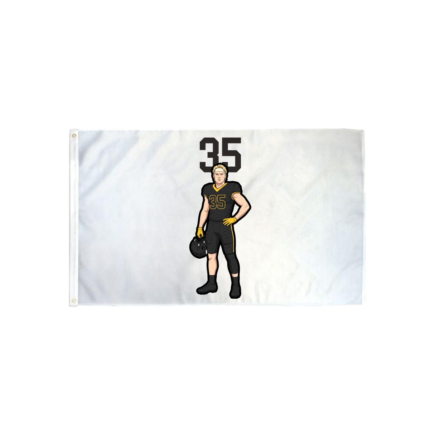 3x5 Flag — Number Top in Classic