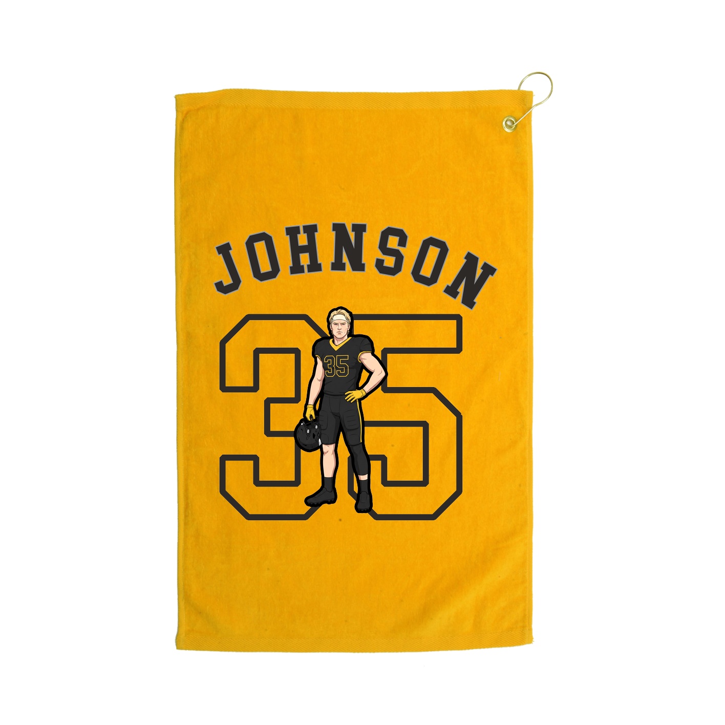Golf Towel — Shirsey Arch in Gold