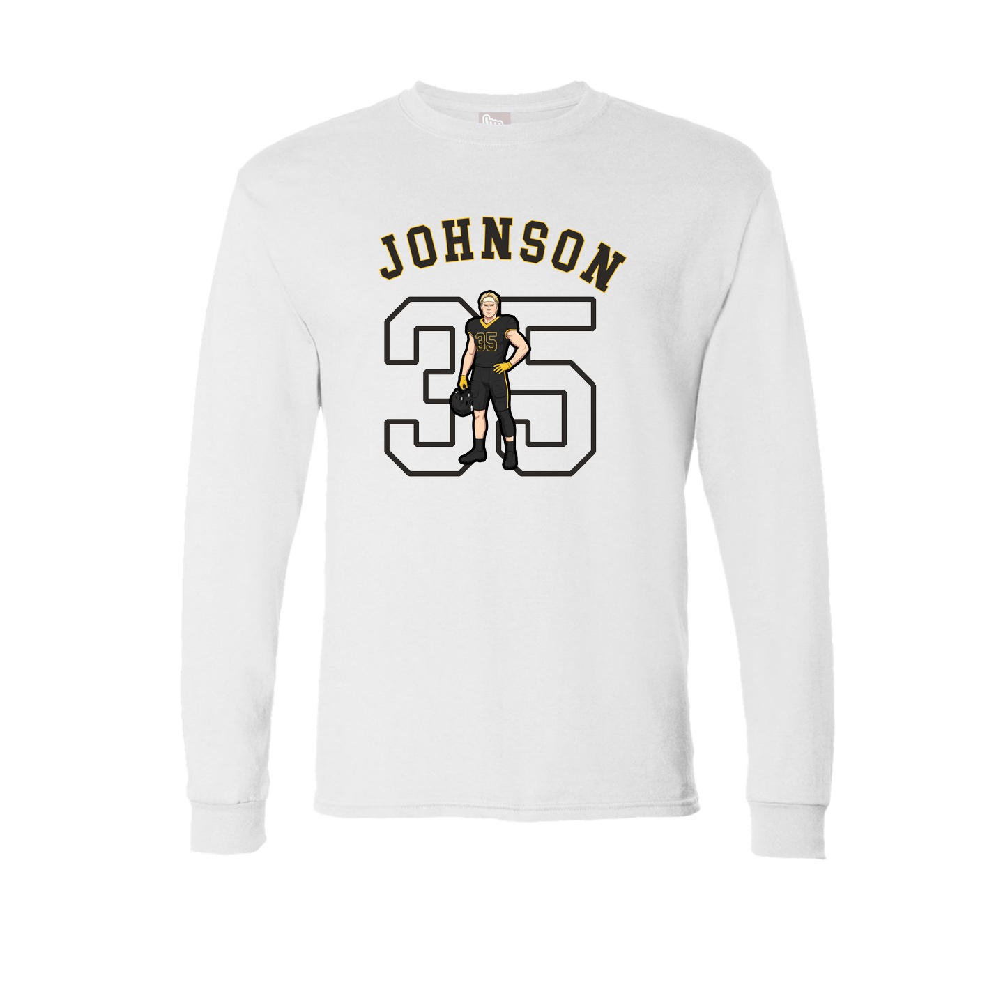 Long Sleeve Tee — Shirsey Arch in White