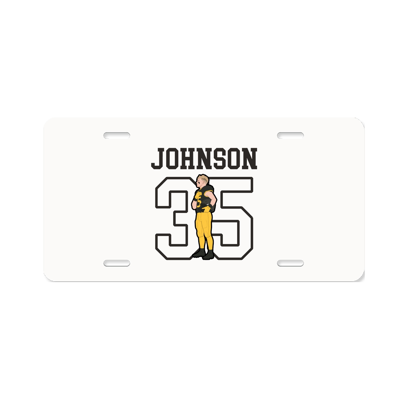 License Plate — Shirsey in Classic