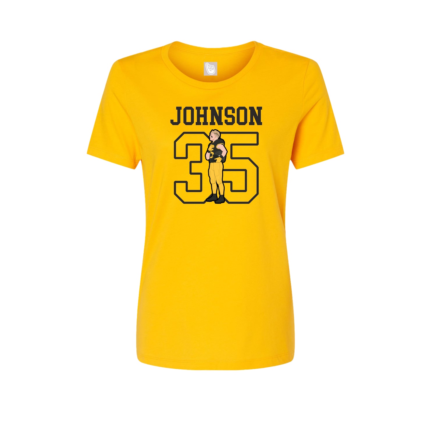 Fitted Women's Tee — Shirsey in Gold