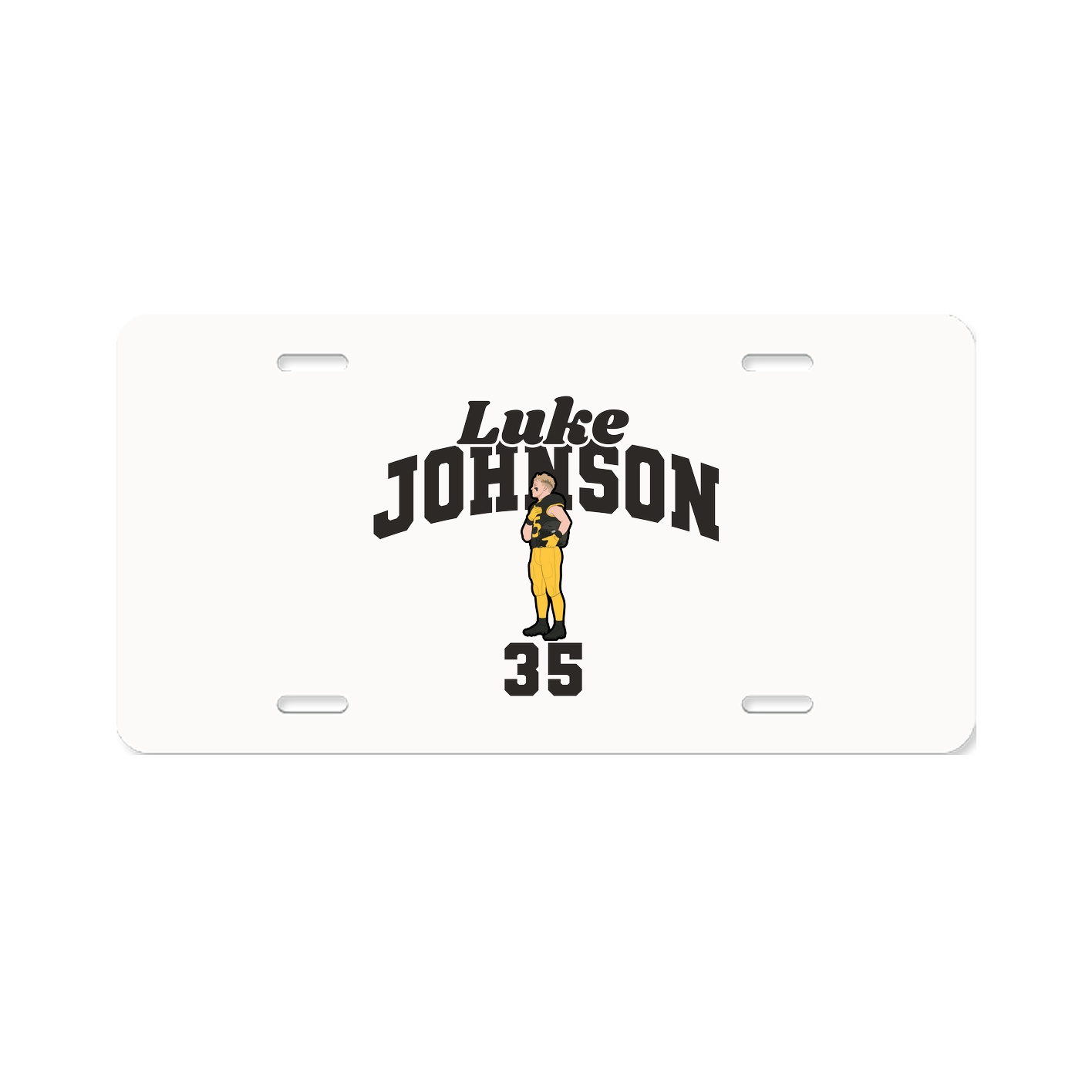 License Plate — Signature Arch in Classic