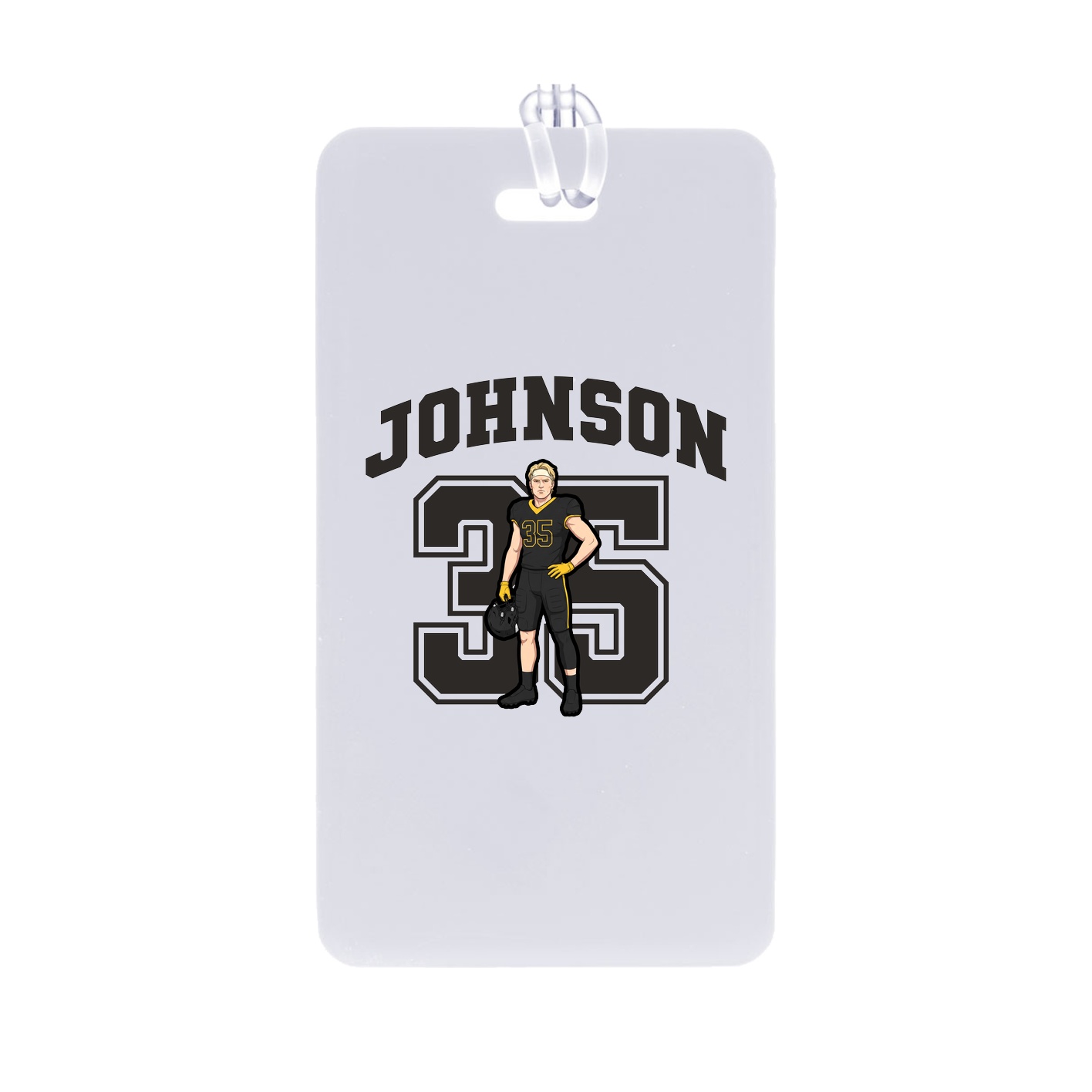 Bag Tag — Number in Classic