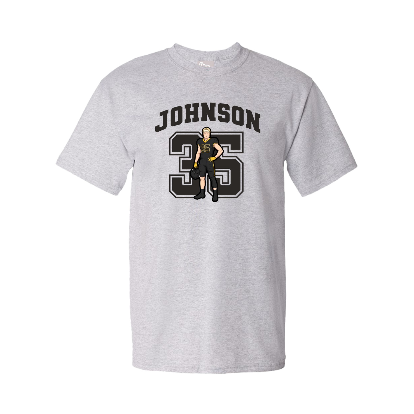 Tee — Number in Grey