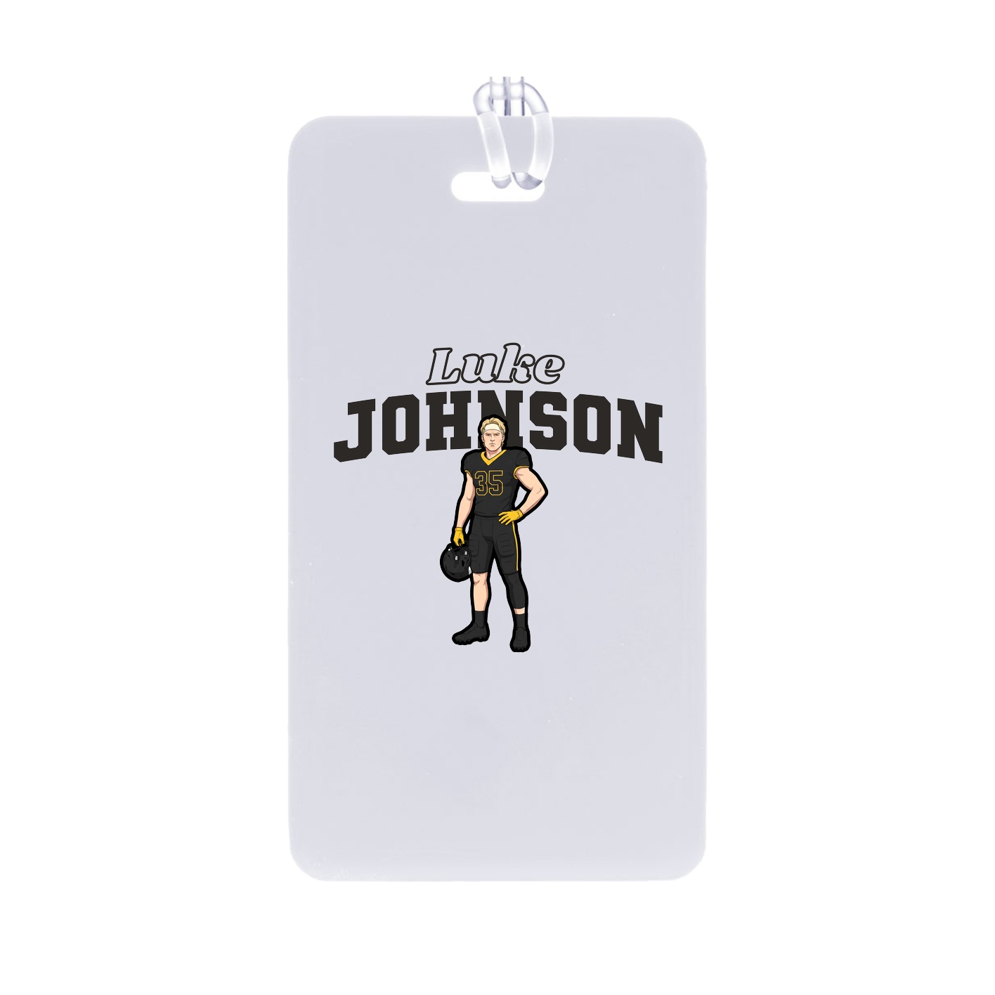 Bag Tag — Name Arch in Classic