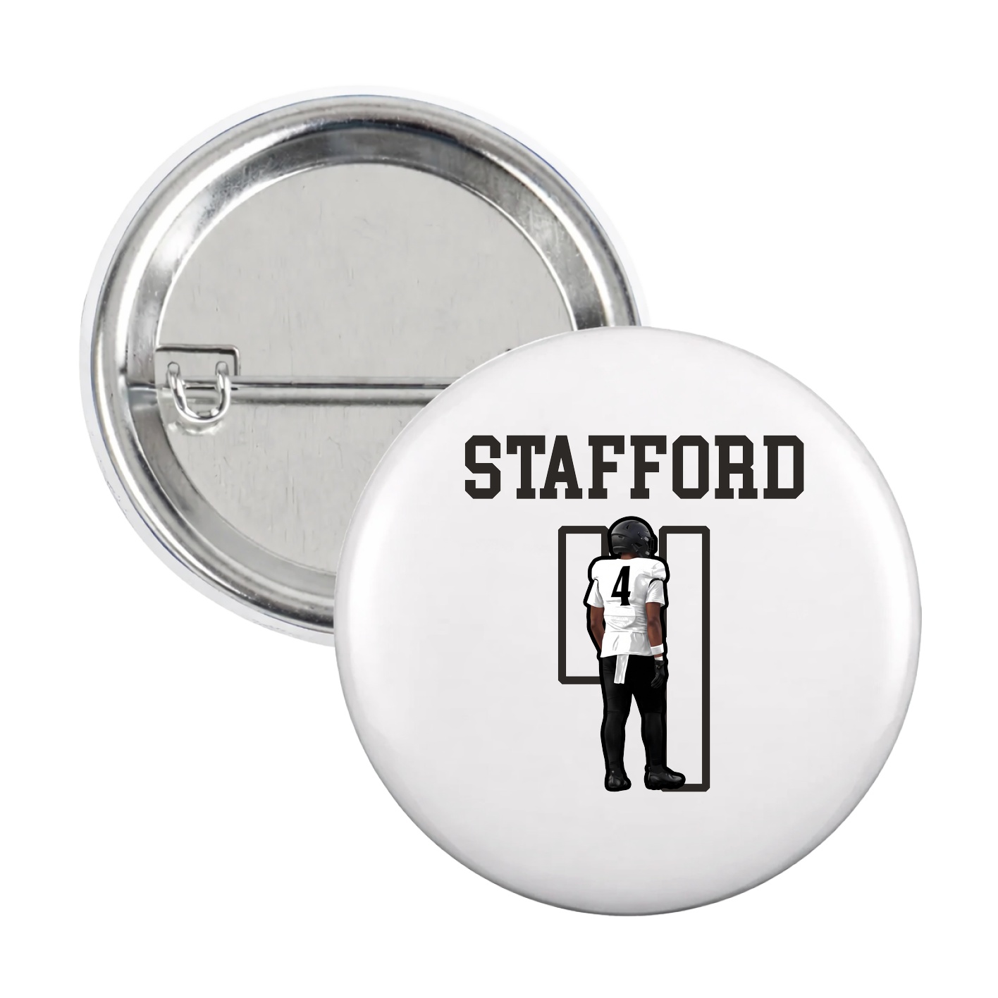 Game Day Button — Shirsey in White