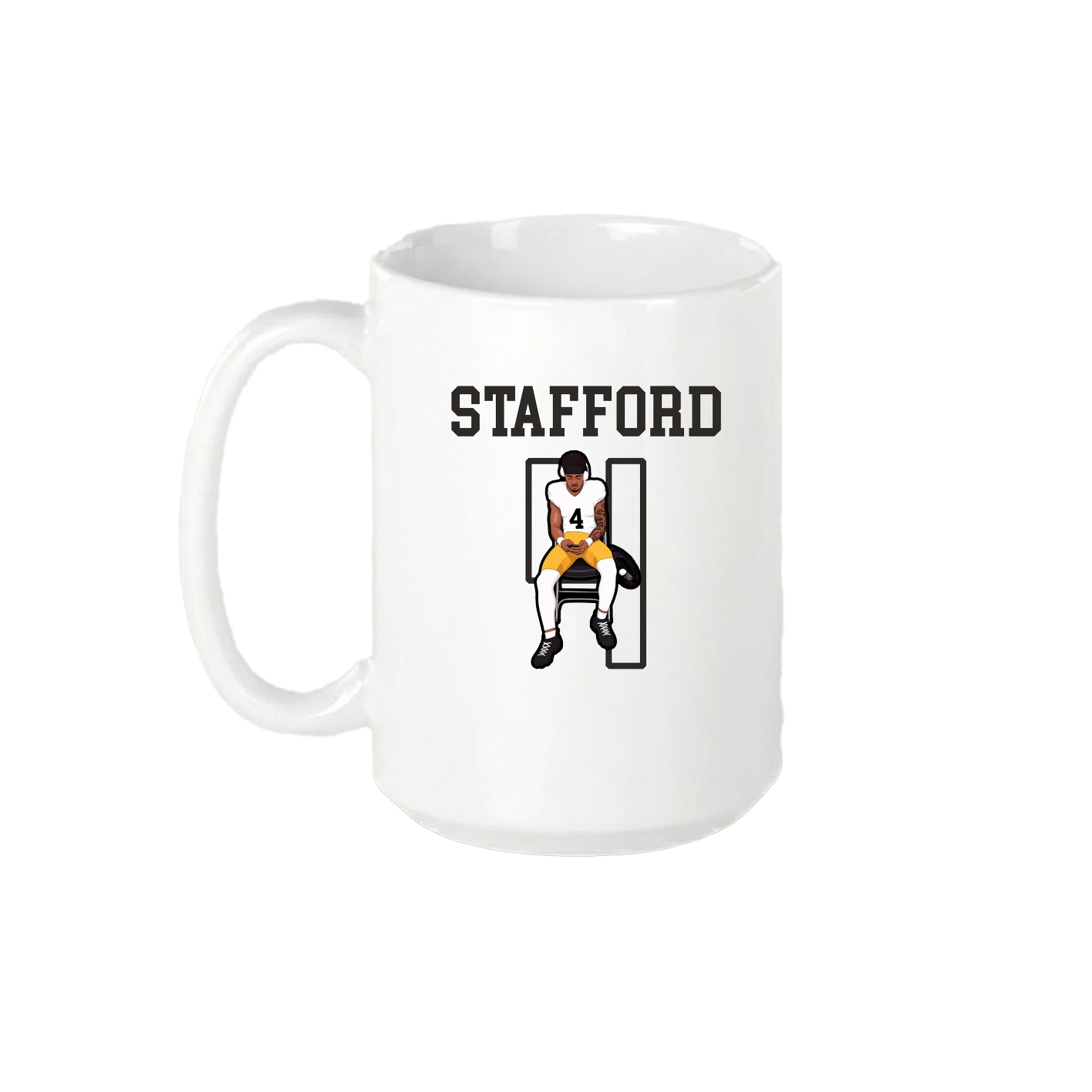 15oz Coffee Mug — Shirsey in White