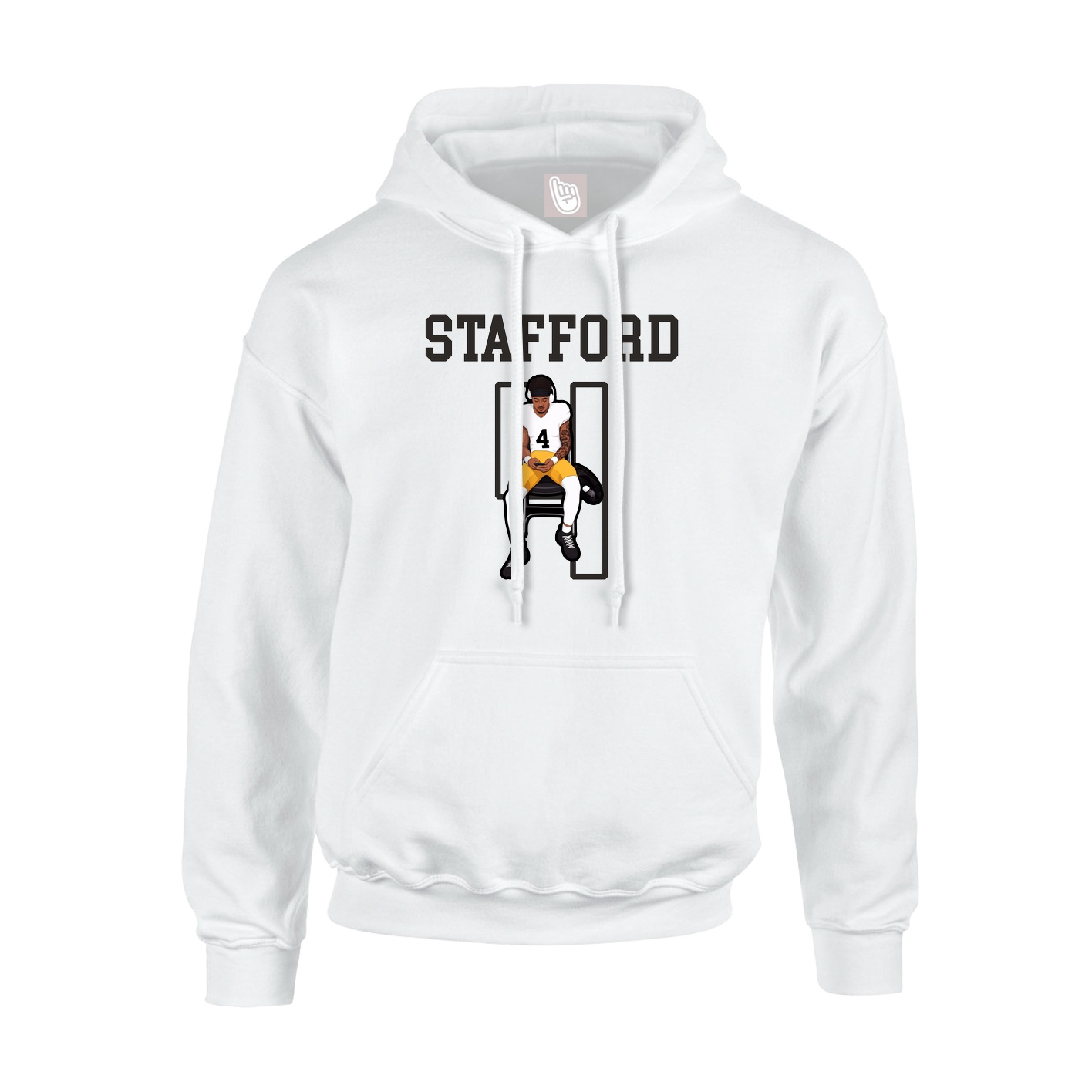 Hoodie — Shirsey in White