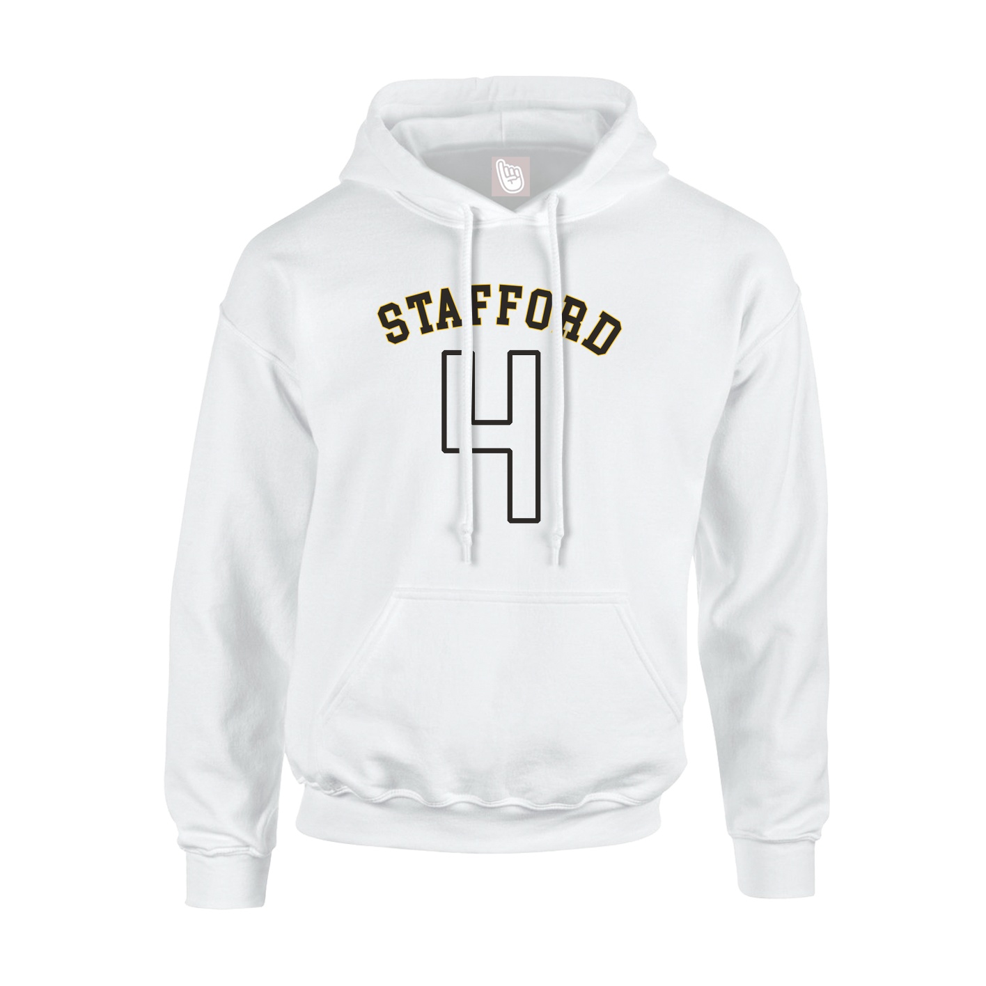 Youth Hoodie — Shirsey Arch in White