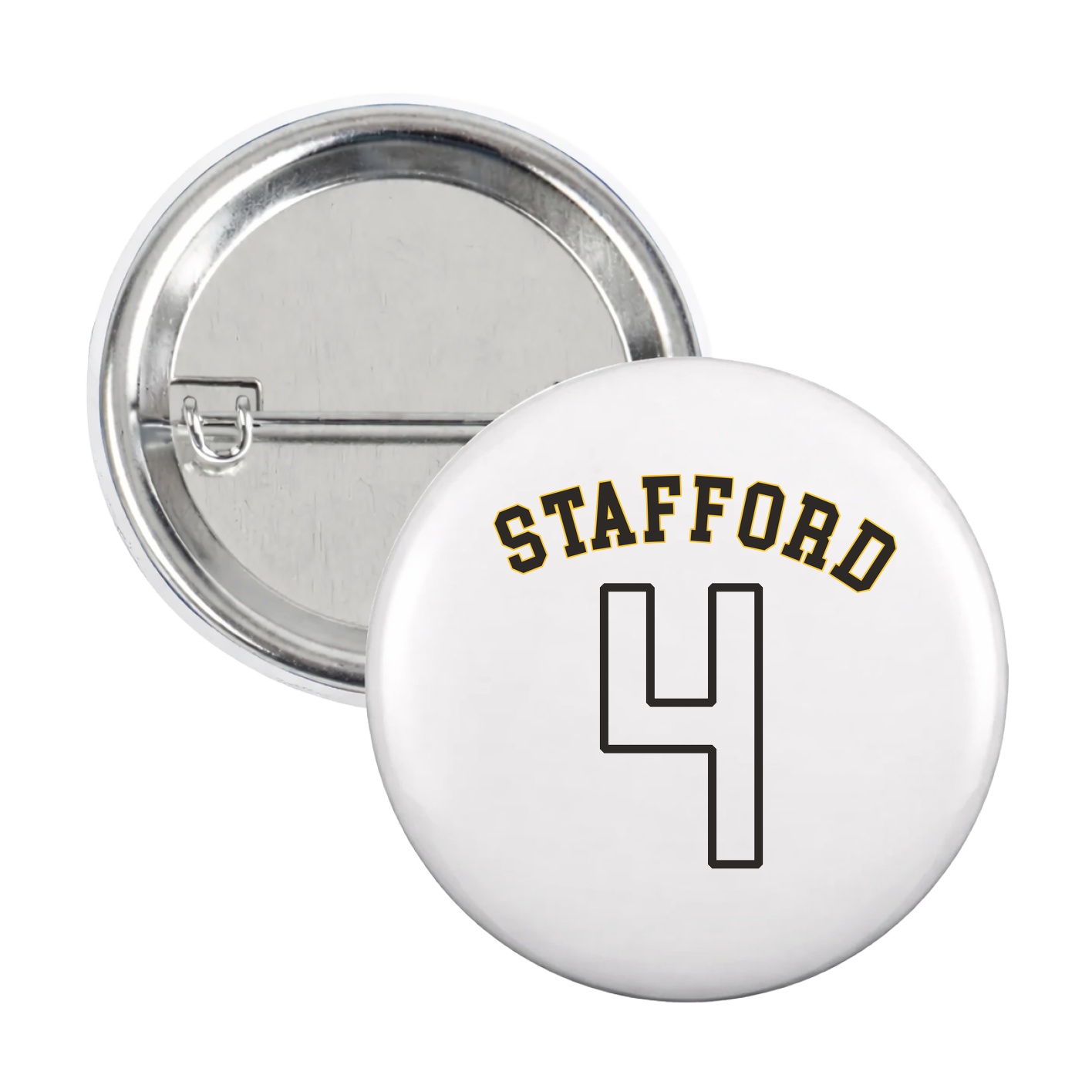 Game Day Button — Shirsey Arch in White