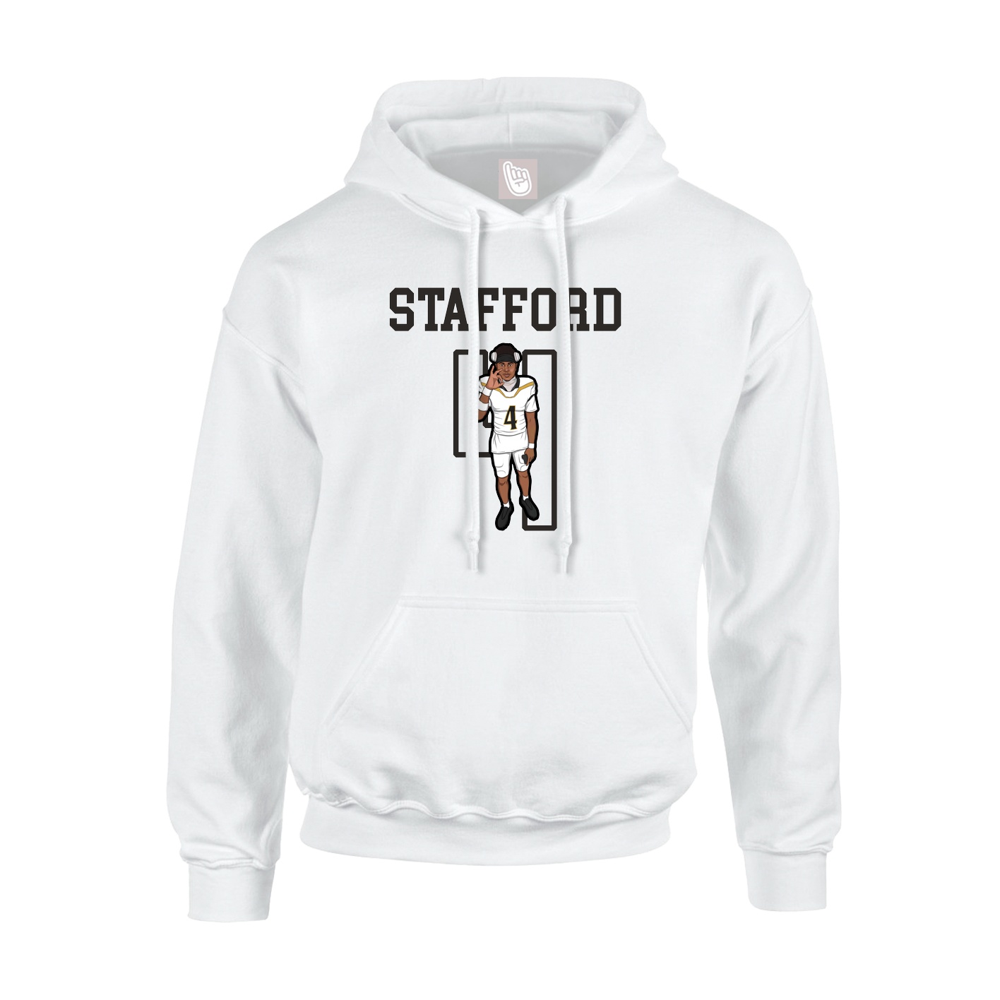 Hoodie — Shirsey in White