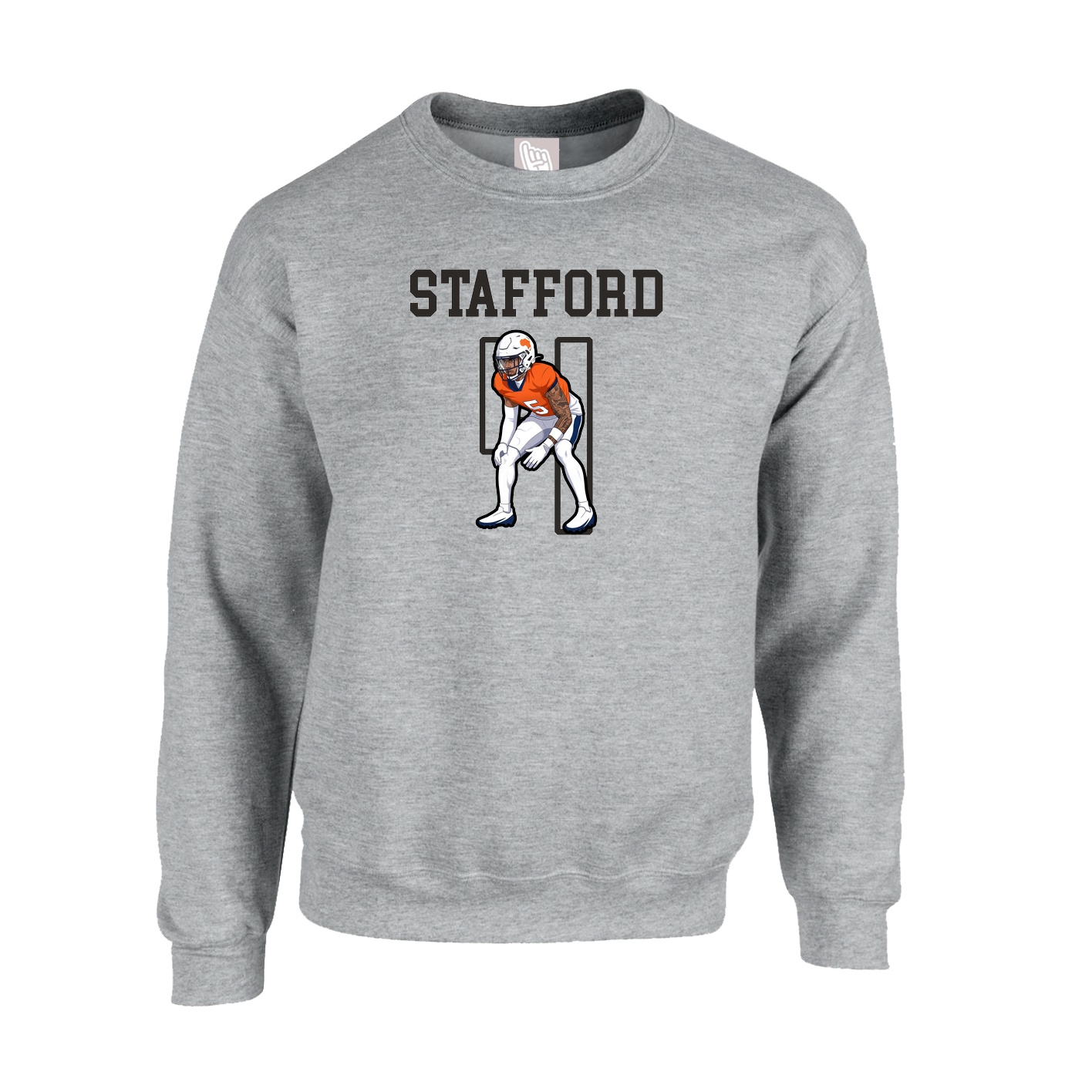 Fleece Crew — Shirsey in Grey