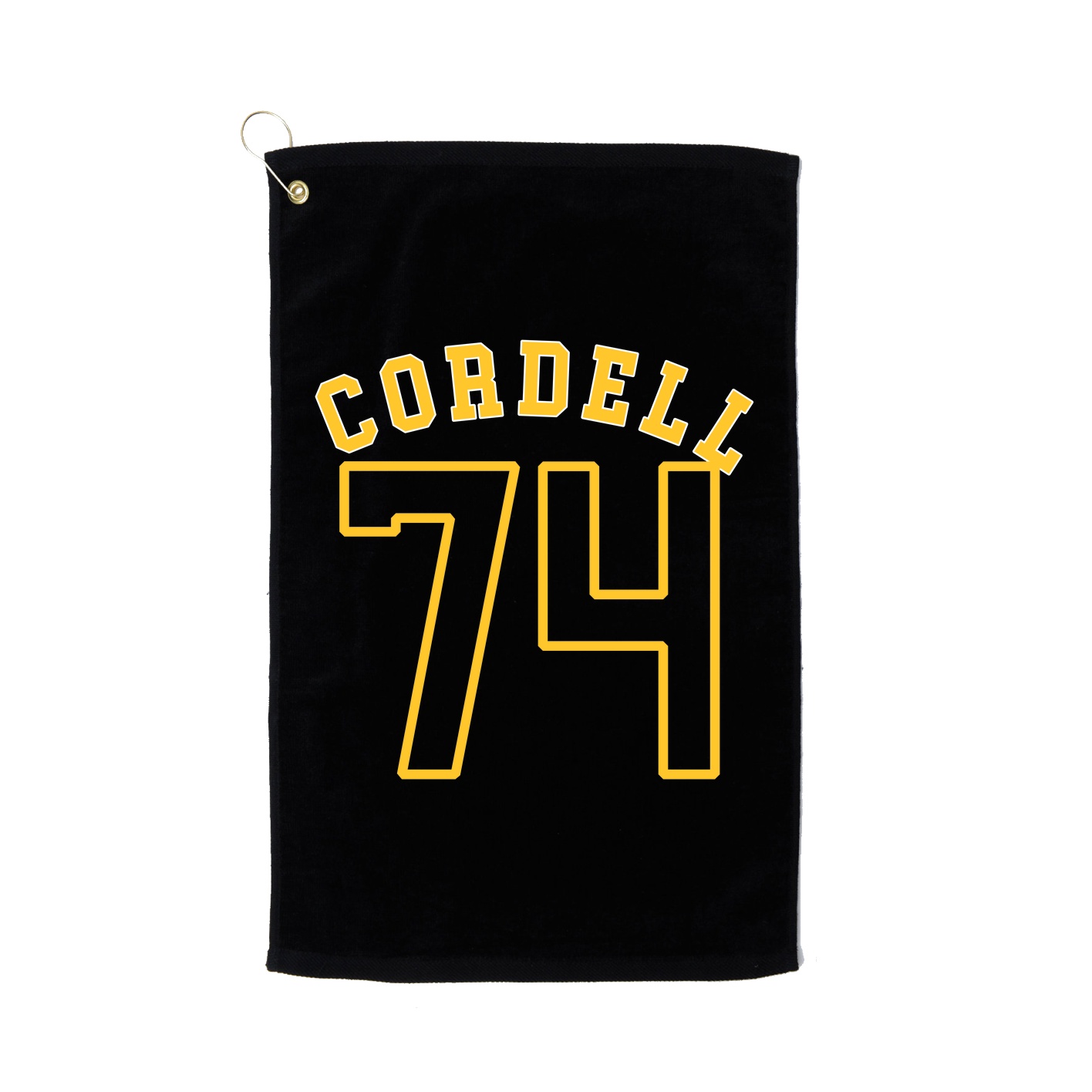 Golf Towel — Shirsey Arch in Black