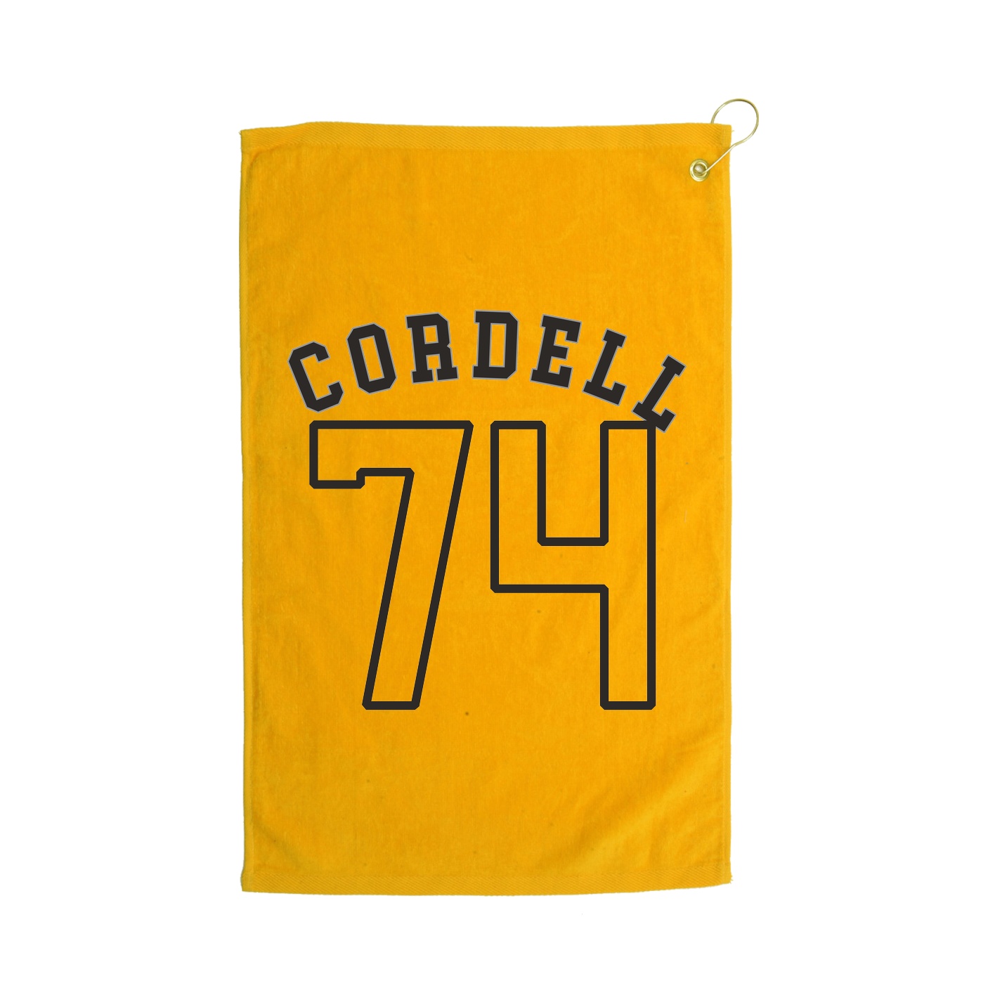 Golf Towel — Shirsey Arch in Gold