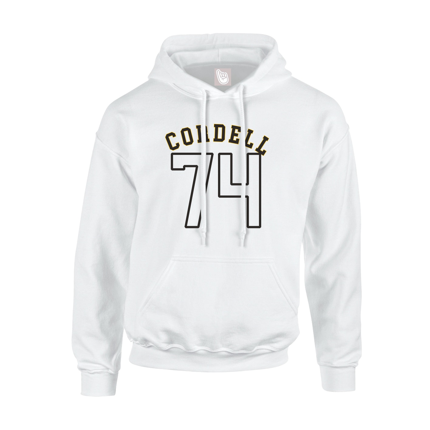 Hoodie — Shirsey Arch in White