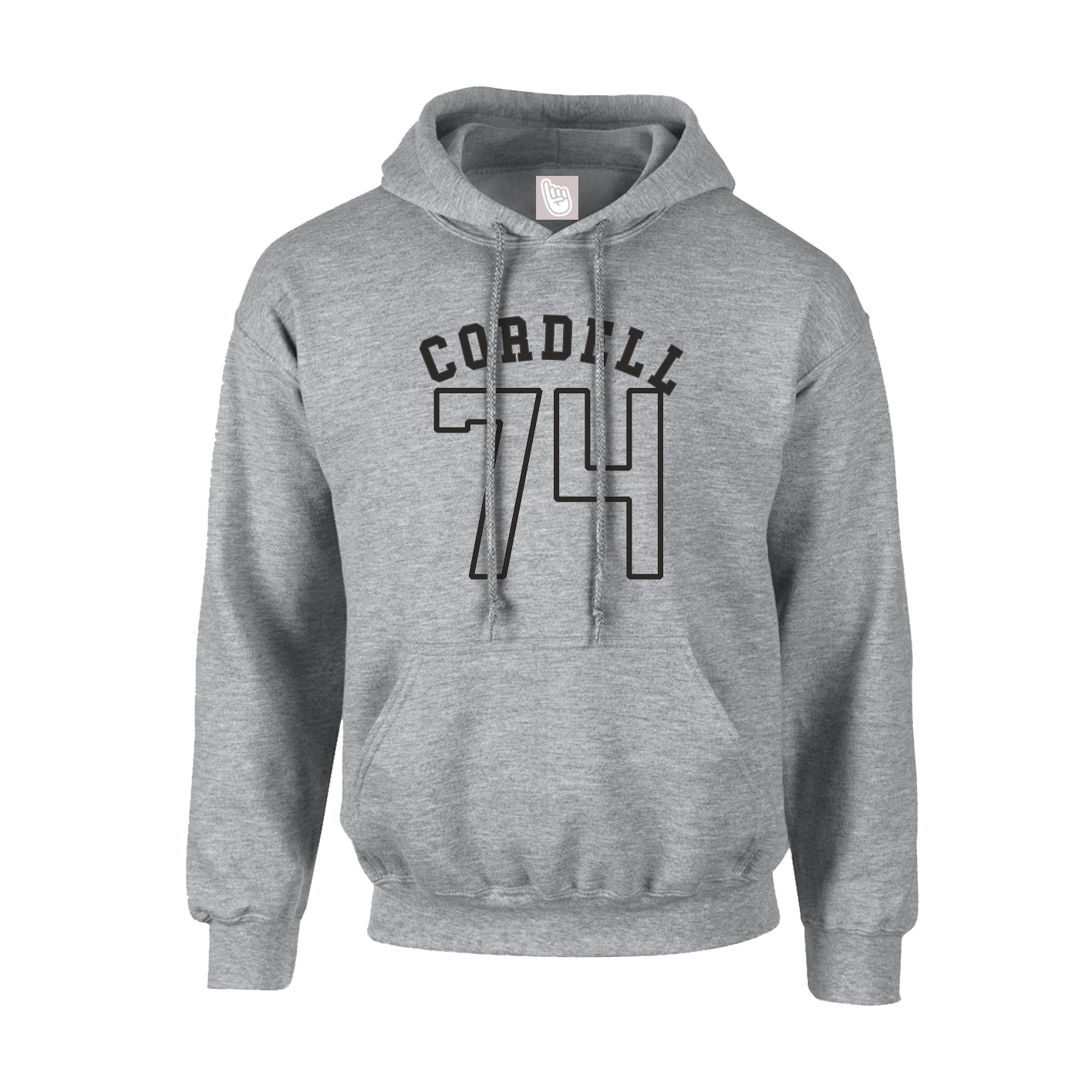 Youth Hoodie — Shirsey Arch in Grey
