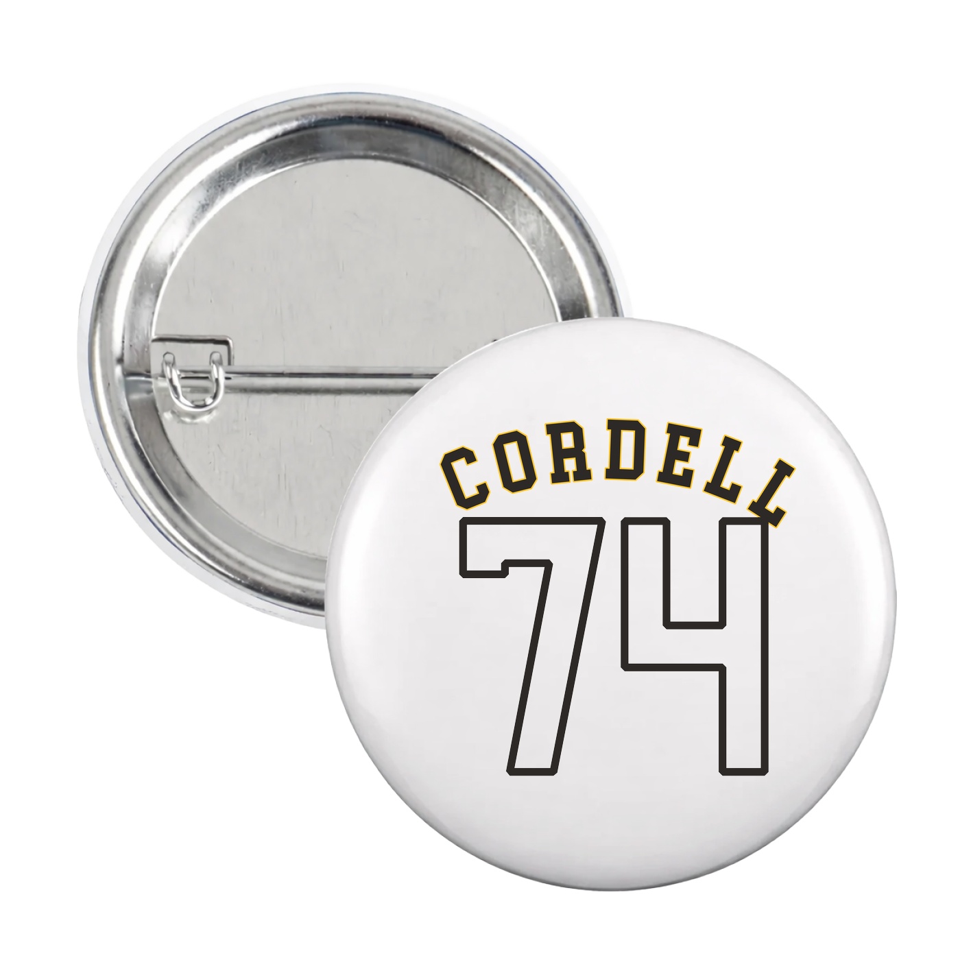 Game Day Button — Shirsey Arch in White