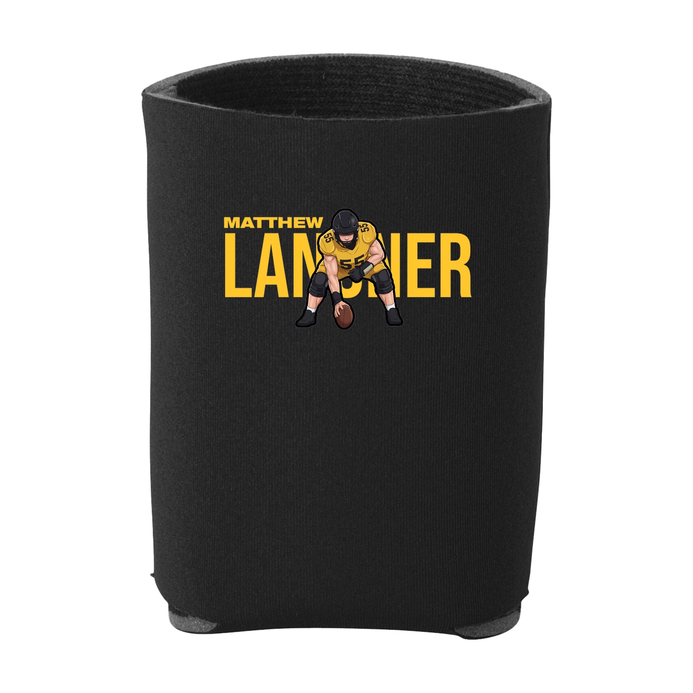 Can Holder — Player Name in Black