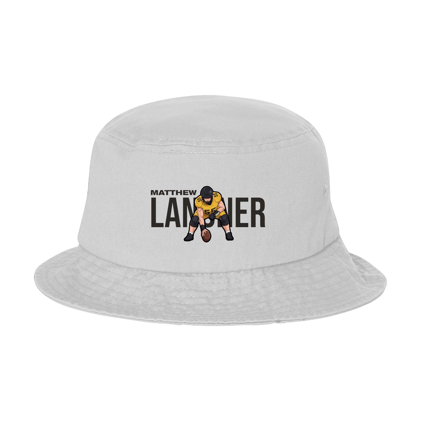 Bucket Cap — Player Name in White