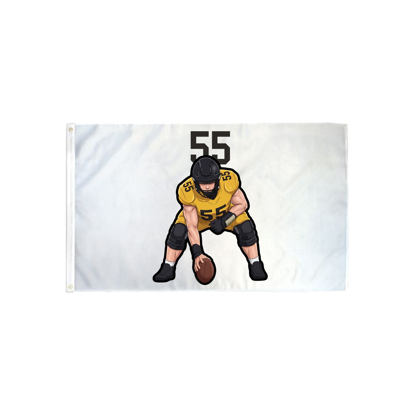 3x5 Flag — Number Top in Classic