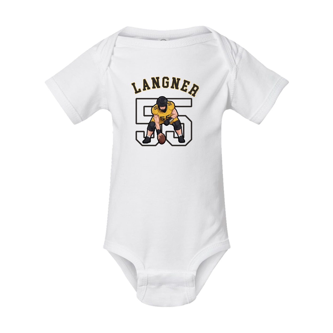 Baby Onesie — Shirsey Arch in White