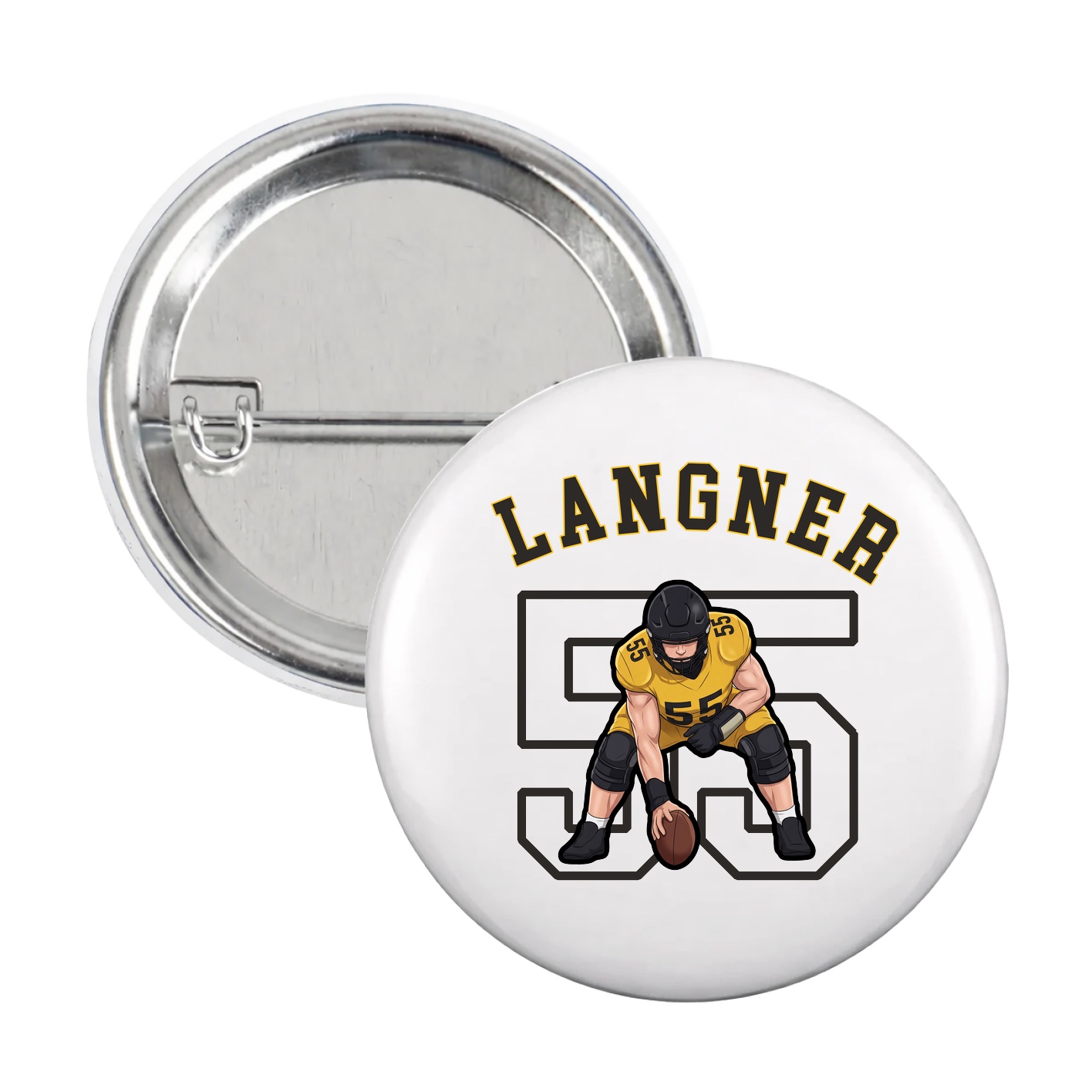 Game Day Button — Shirsey Arch in White