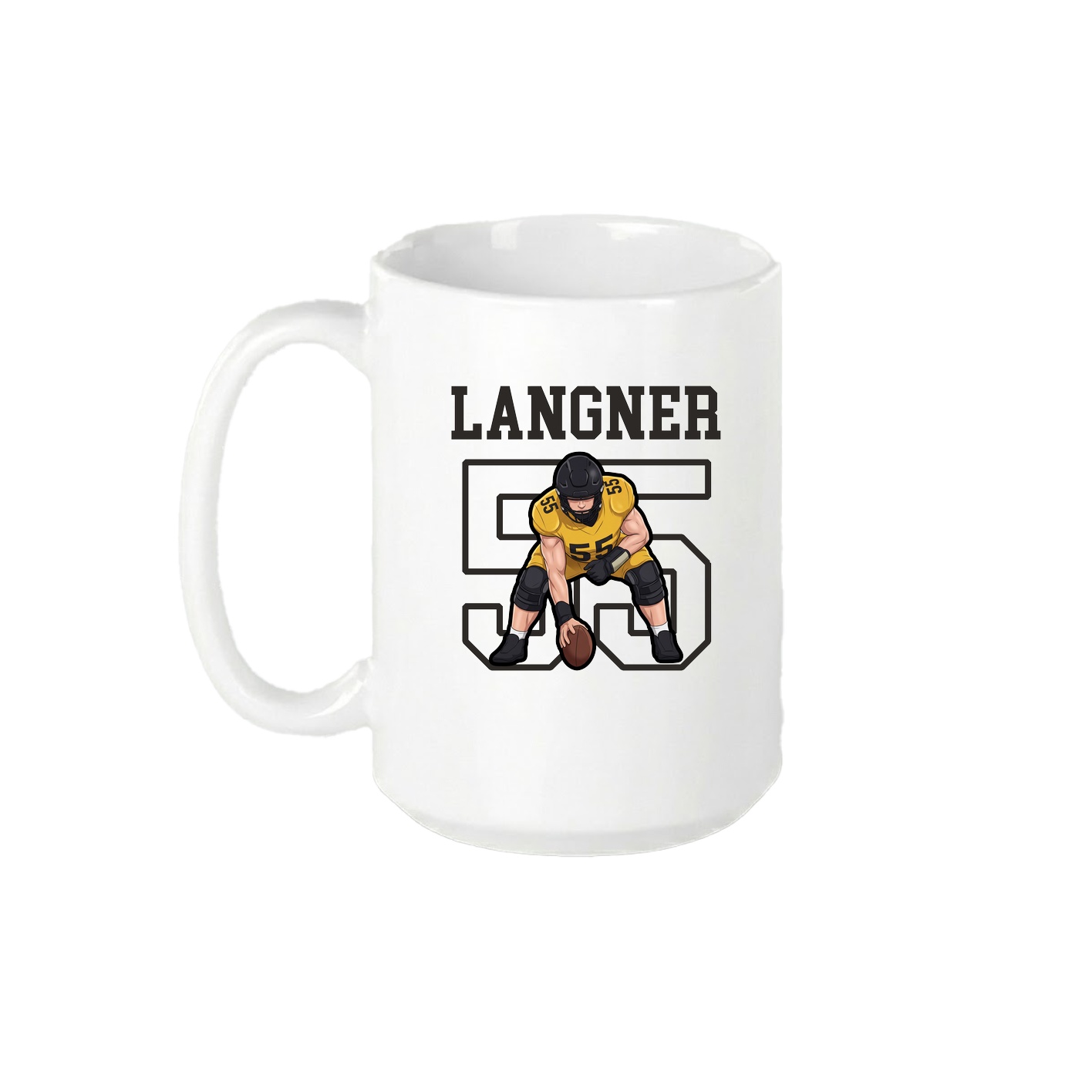 15oz Coffee Mug — Shirsey in White