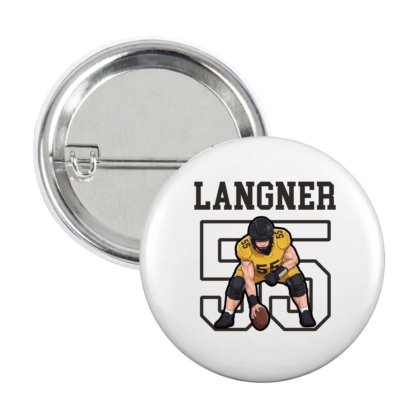 Game Day Button — Shirsey in White