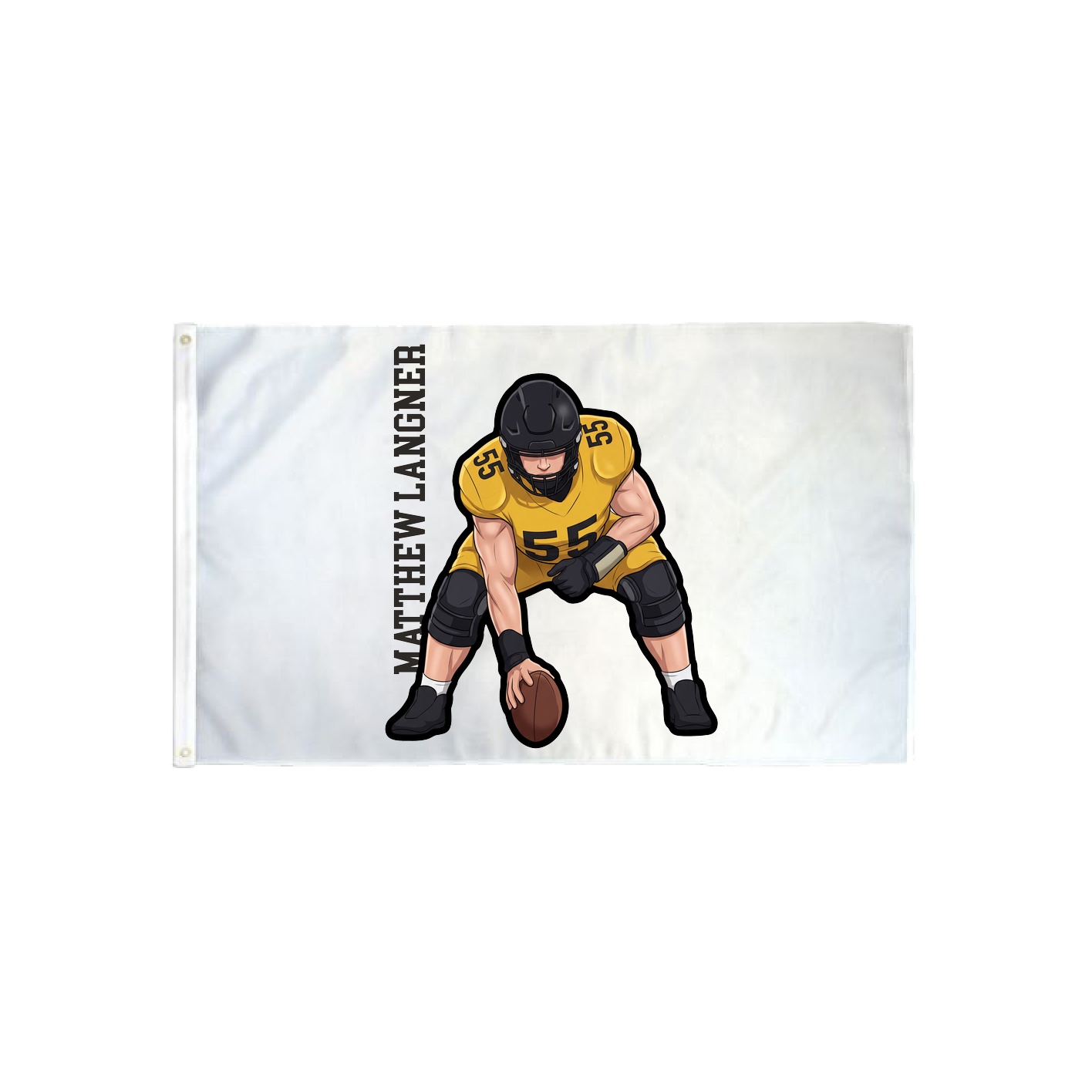 3x5 Flag — Name Vertical in Classic