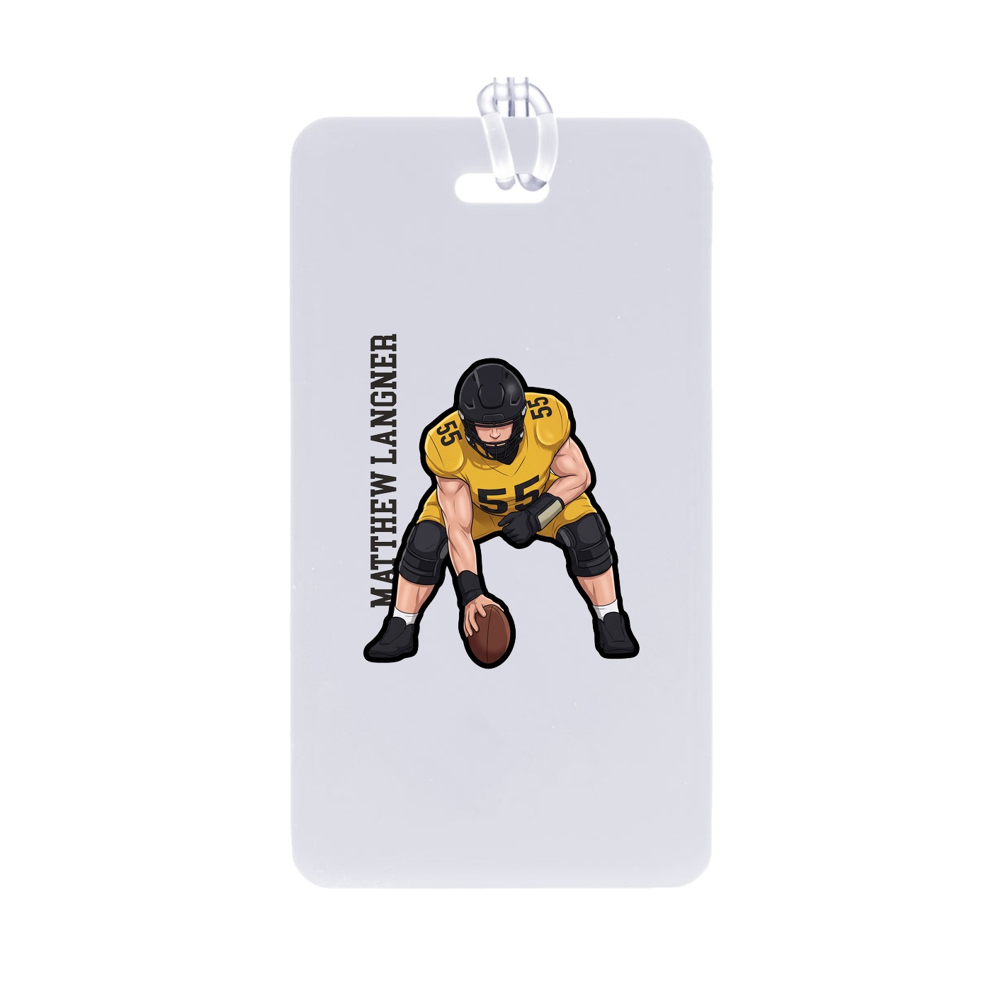 Bag Tag — Name Vertical in Classic