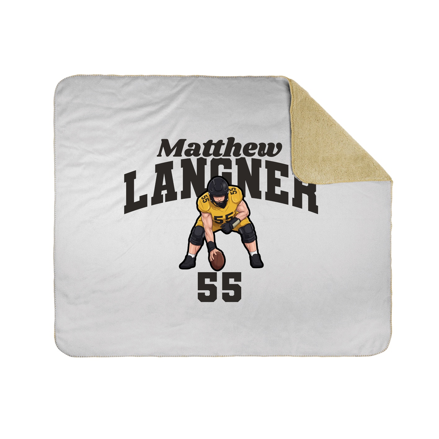 Throw Blanket — Signature Arch in White