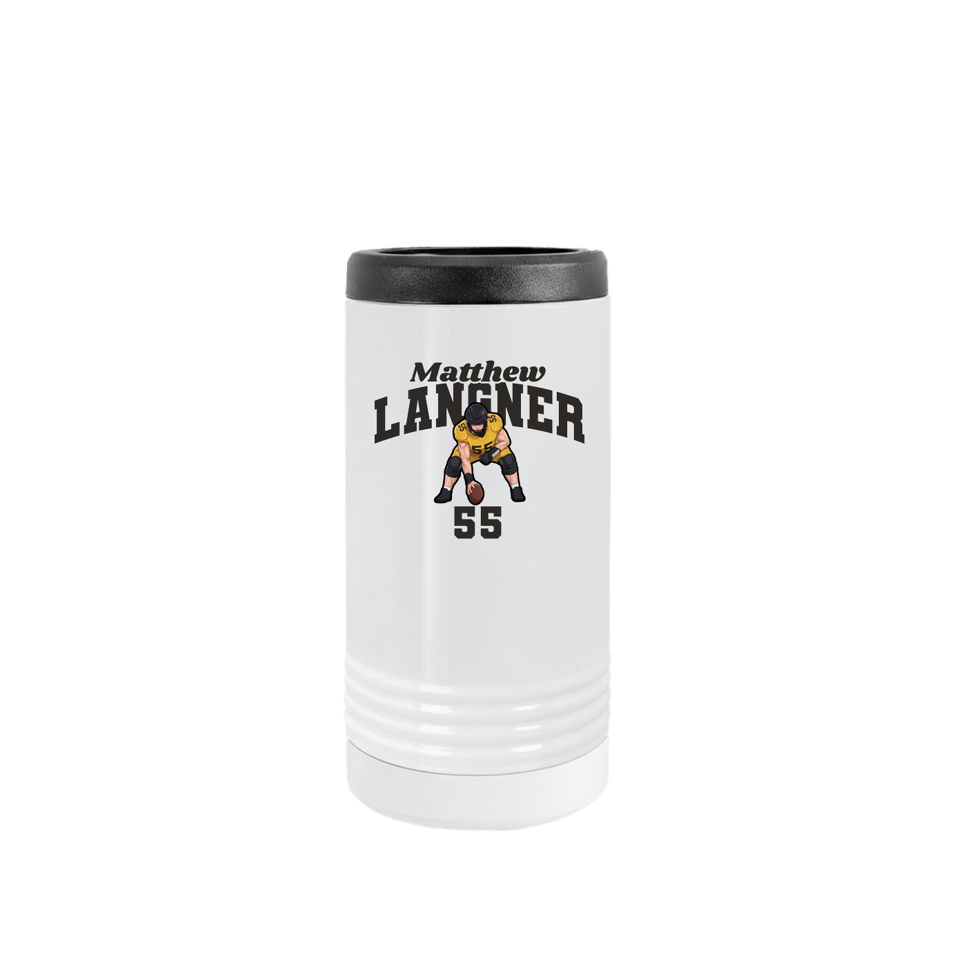 Slim Beverage Holder — Signature Arch in White