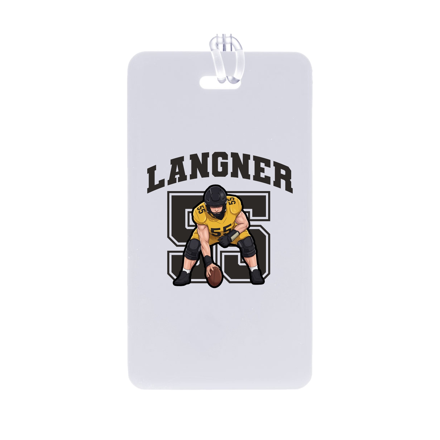 Bag Tag — Number in Classic