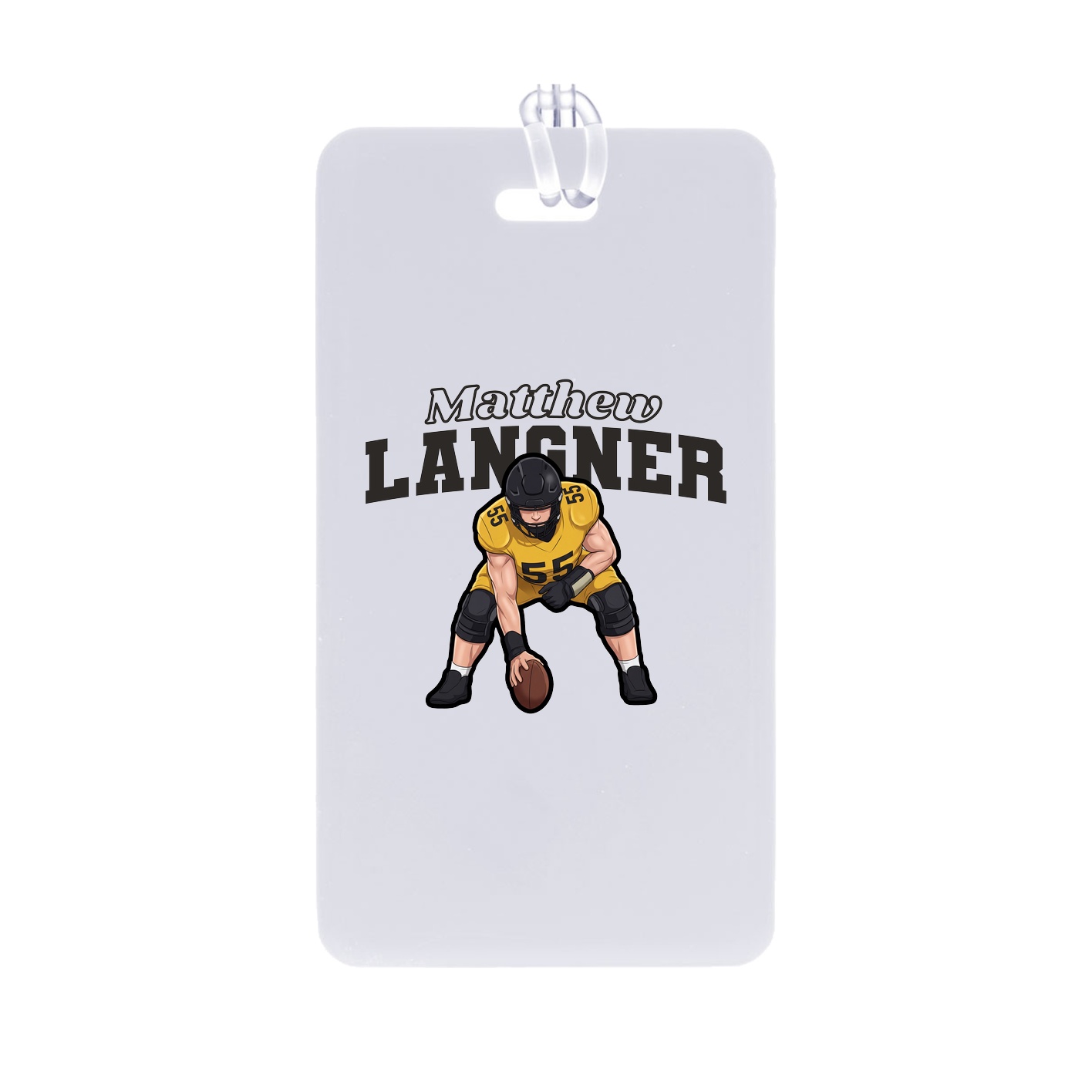 Bag Tag — Name Arch in Classic