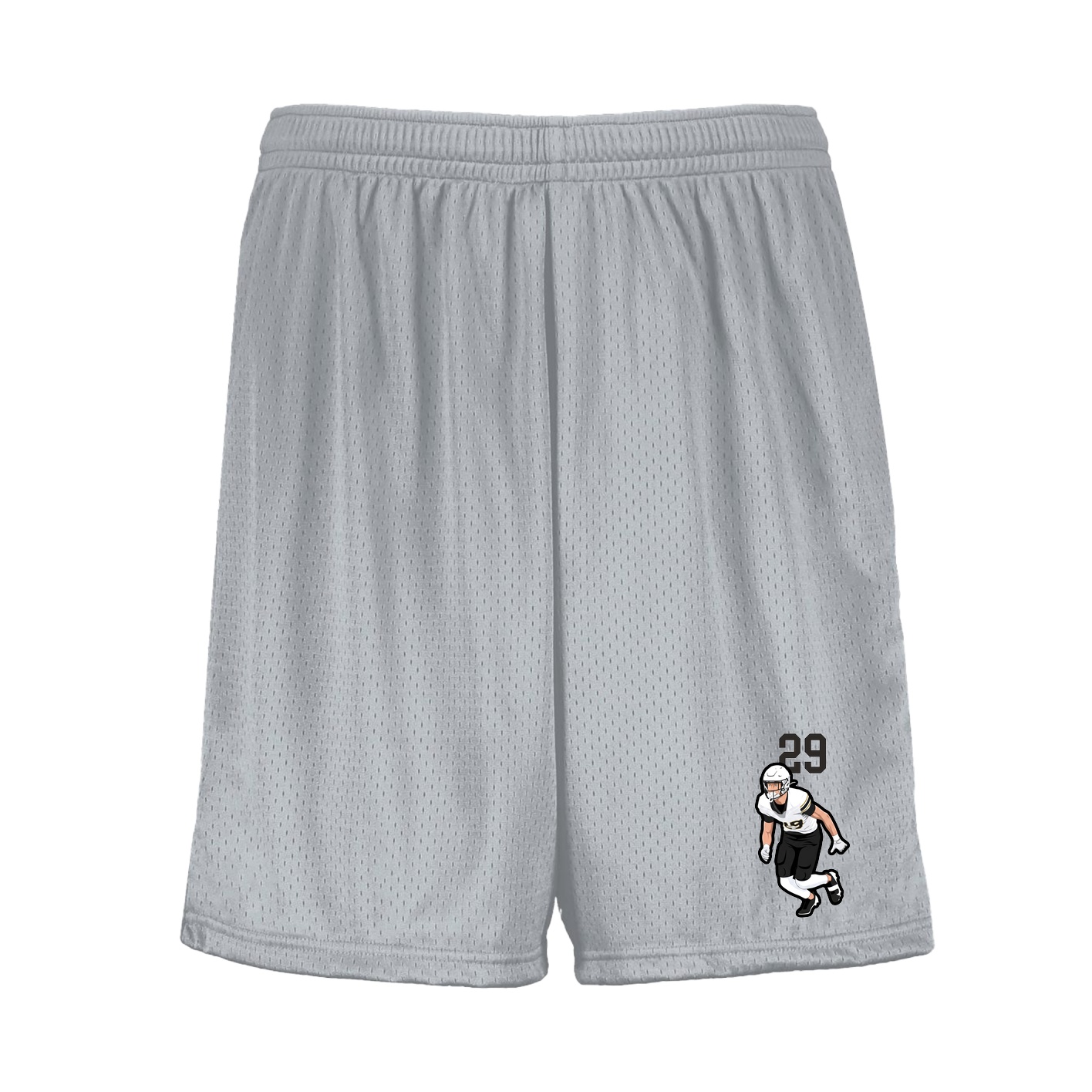 Shorts — Number Top in Silver