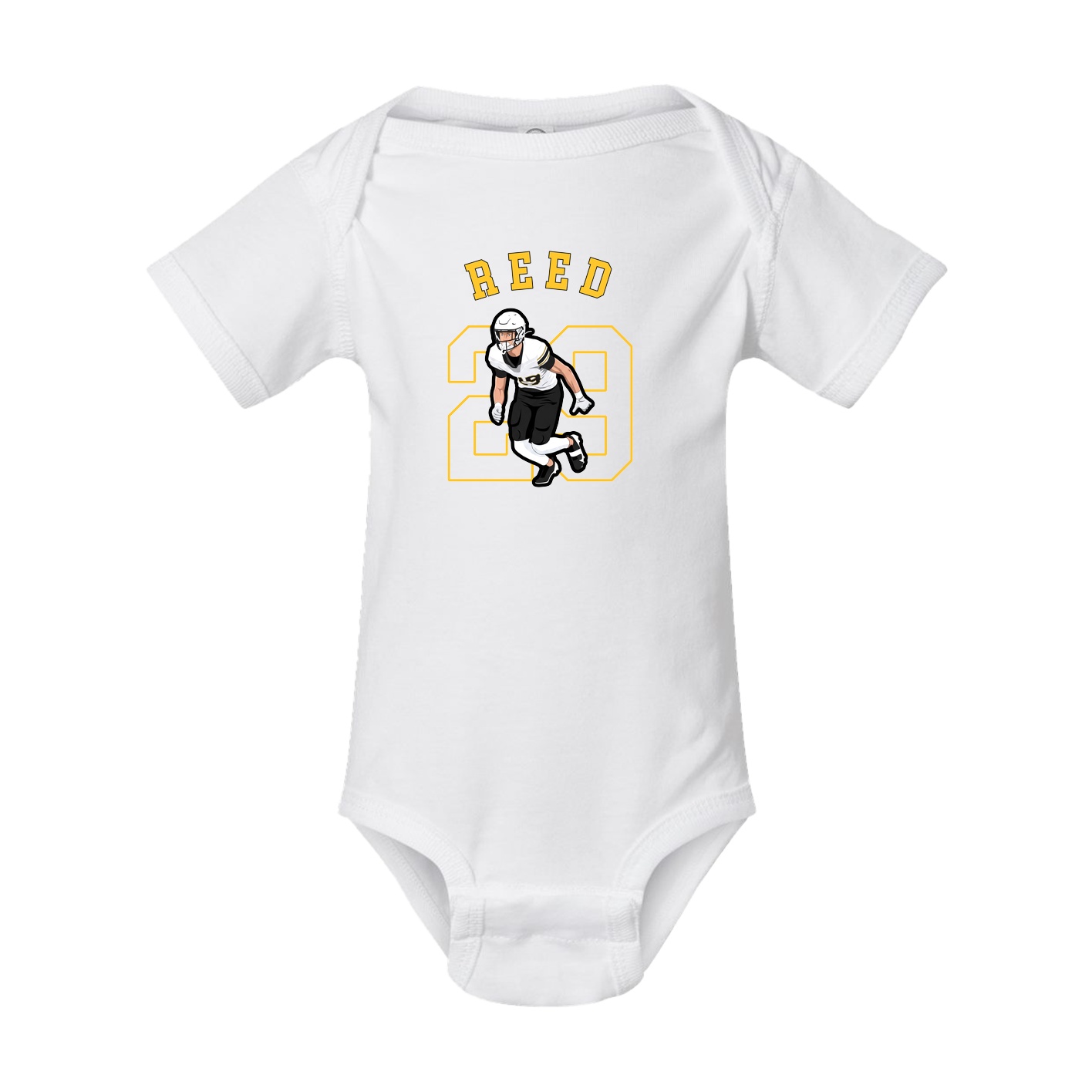 Baby Onesie — Shirsey Arch in White
