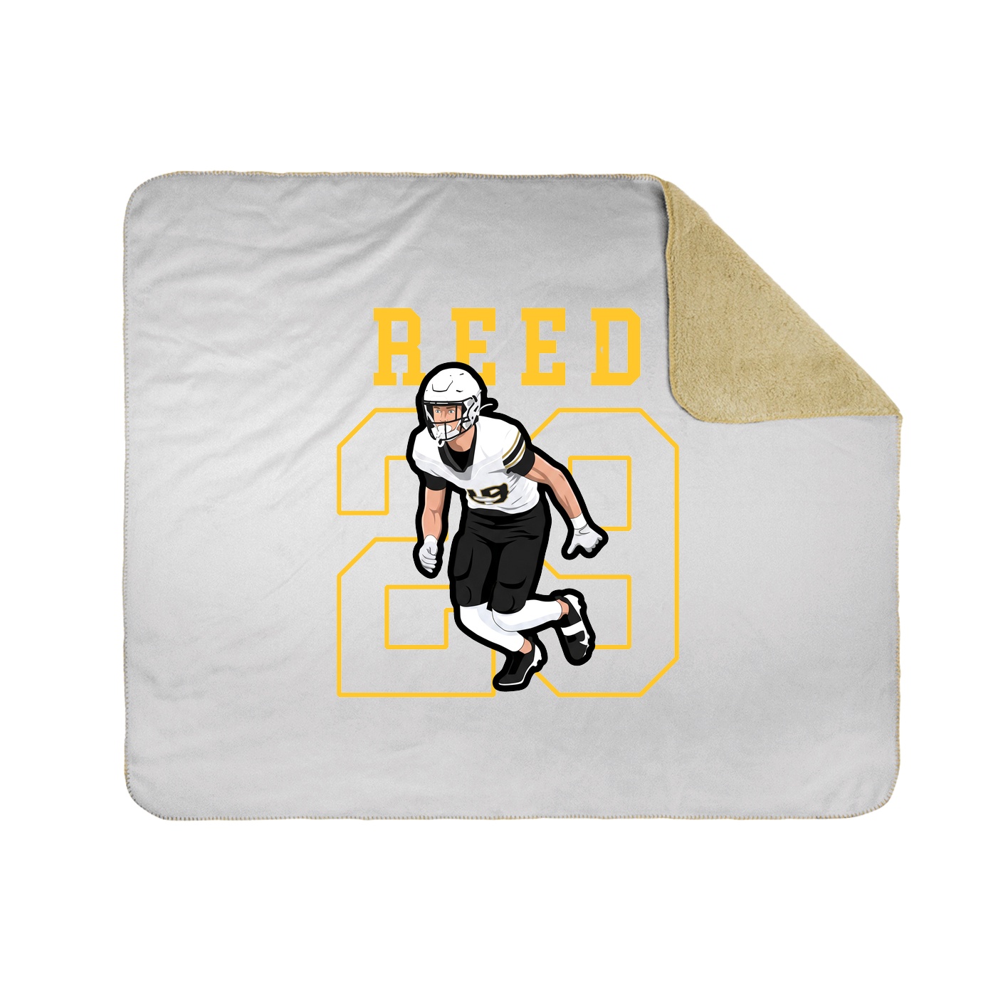 50x60 Sherpa Lined Throw Blanket