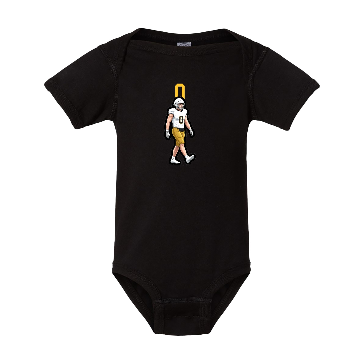 Baby Onesie — Number Top in Black