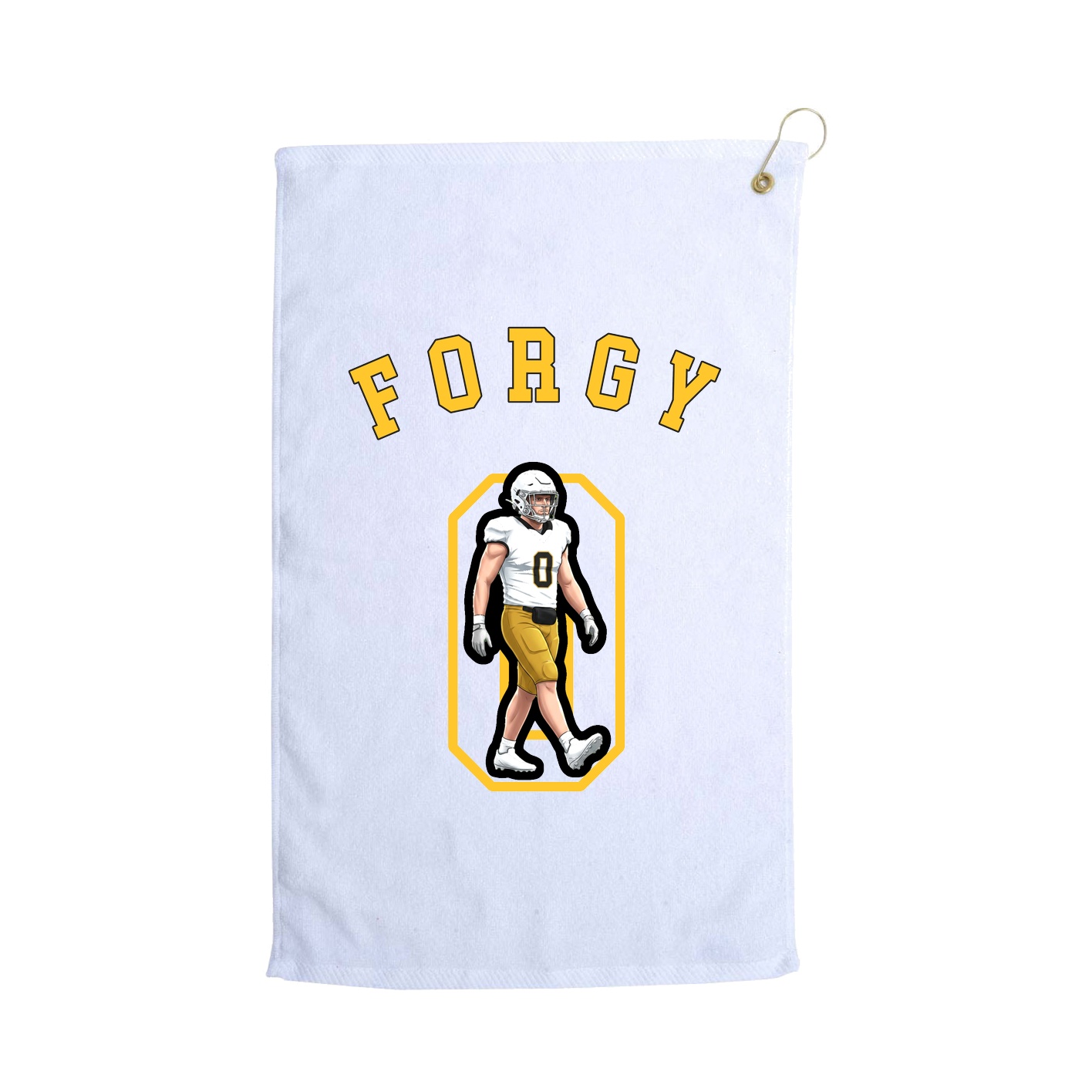 Golf Towel — Shirsey Arch in White