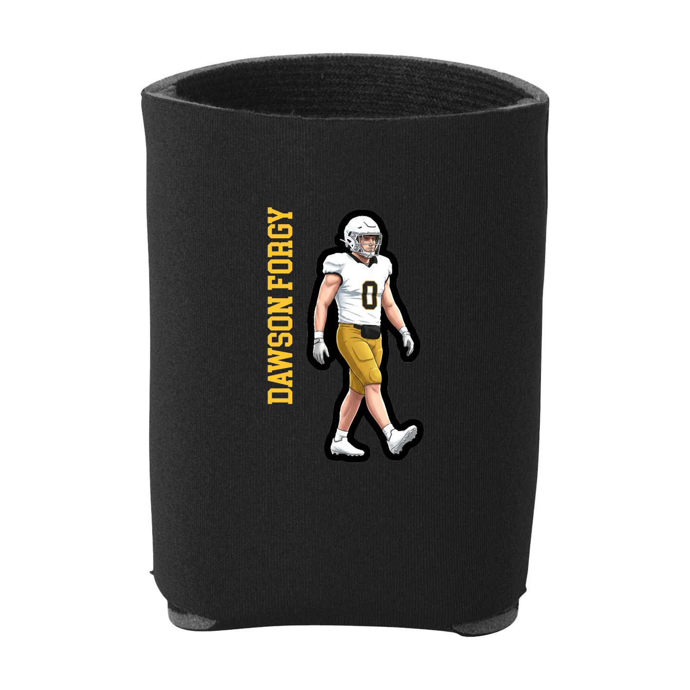 Can Holder — Name Vertical in Black
