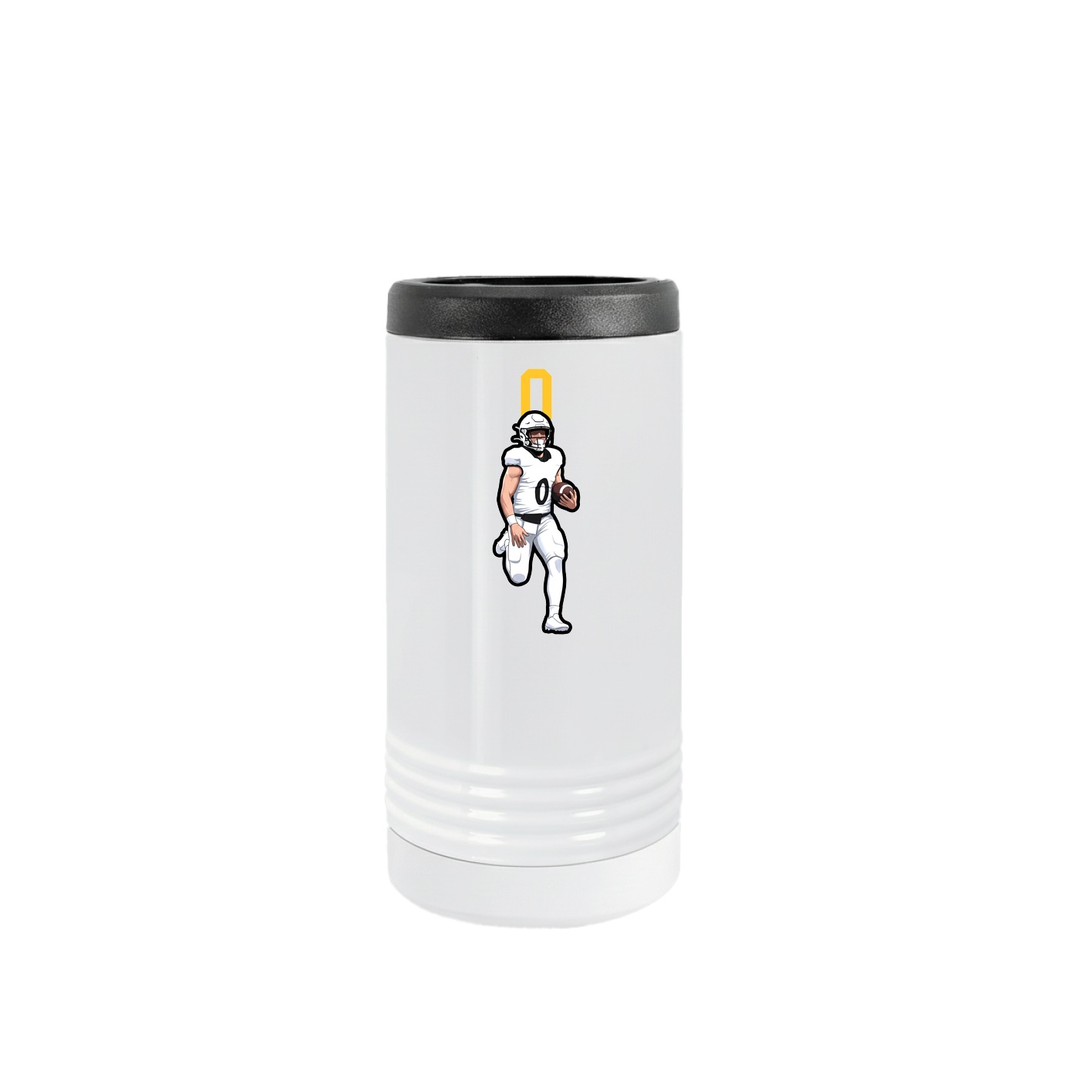 Slim Beverage Holder — Number Top in White
