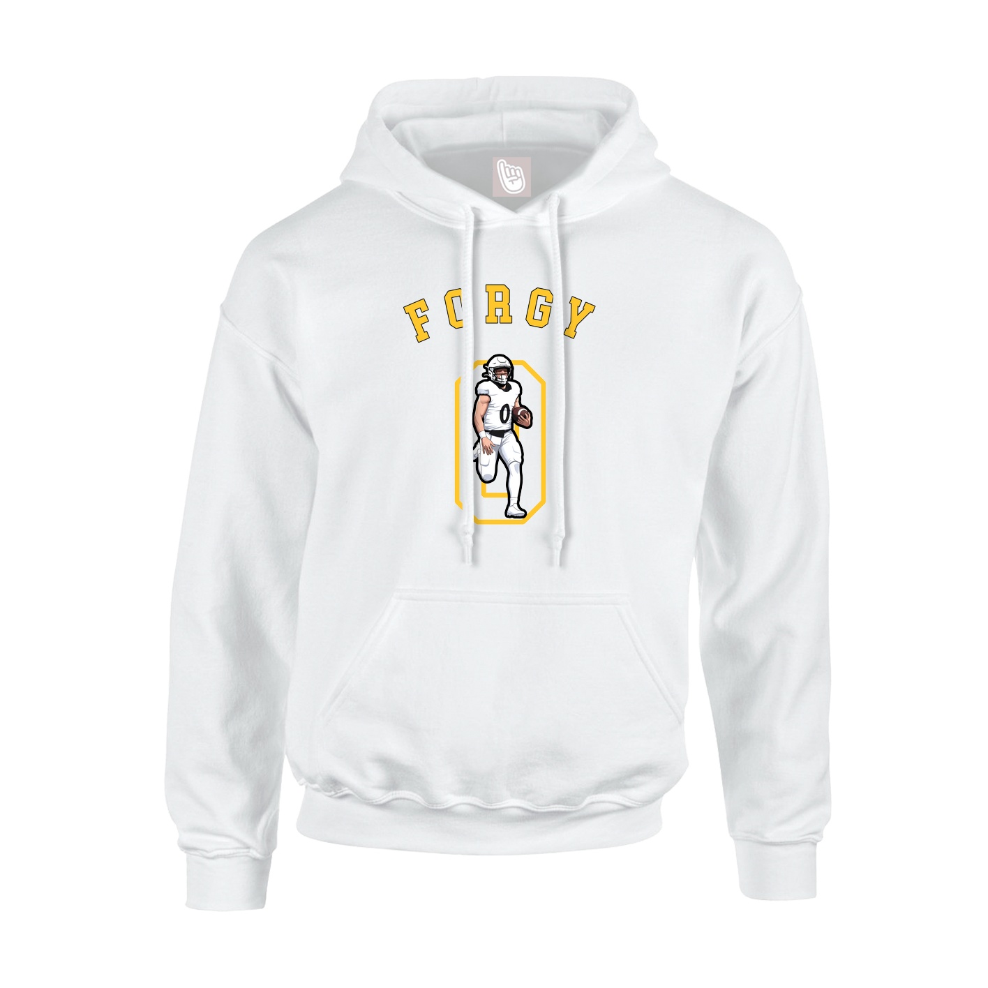 Hoodie — Shirsey Arch in White
