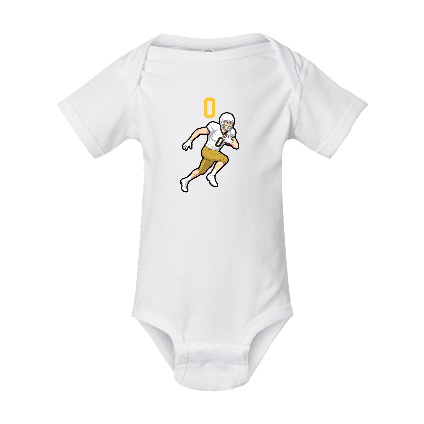 Baby Onesie — Number Top in White