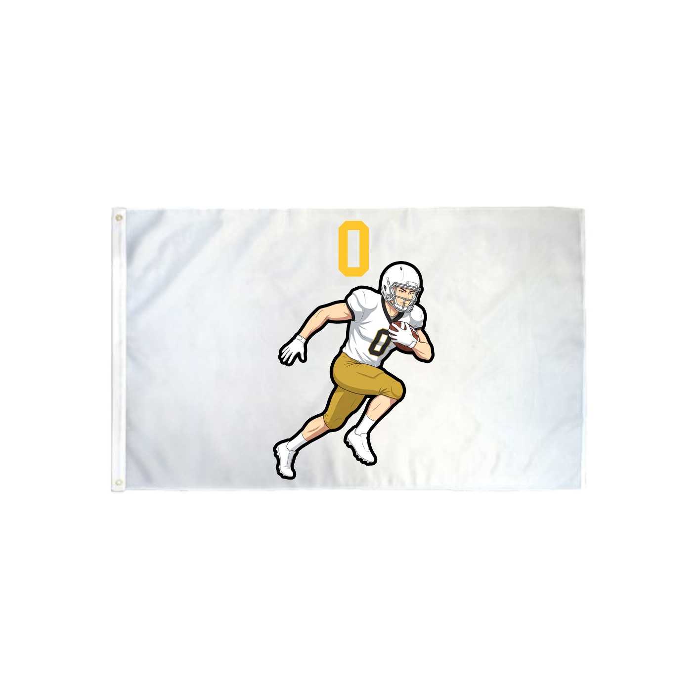 3x5 Flag — Number Top in Classic