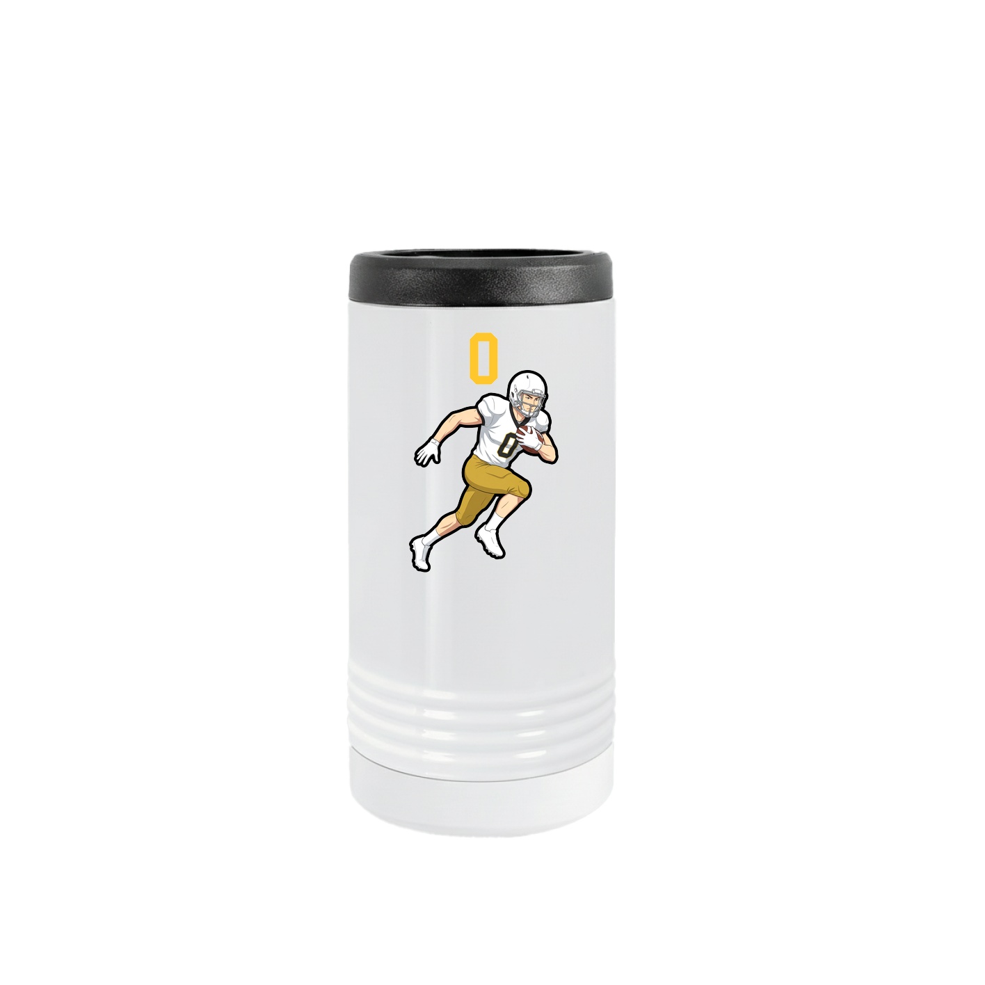Slim Beverage Holder — Number Top in White