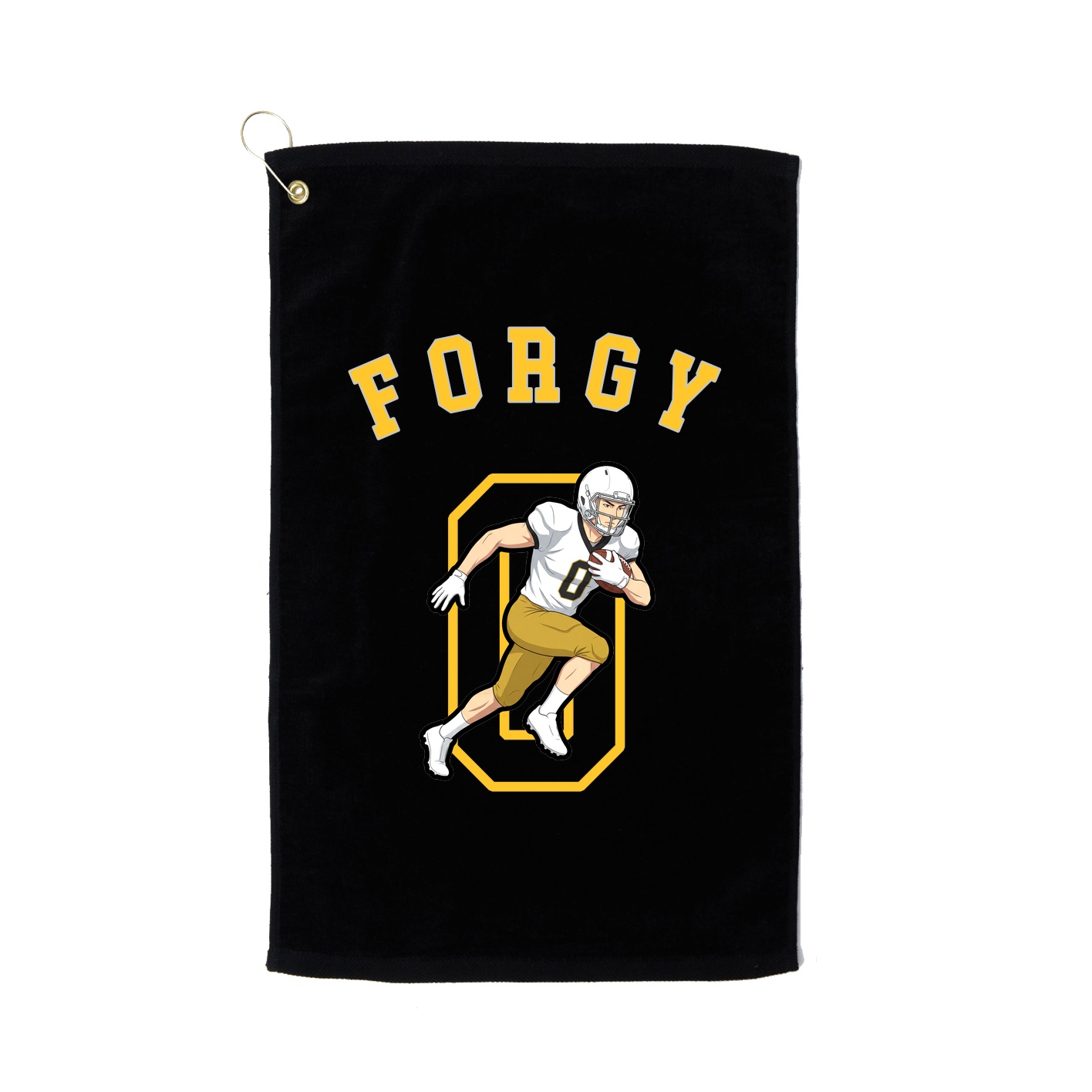 Golf Towel — Shirsey Arch in Black